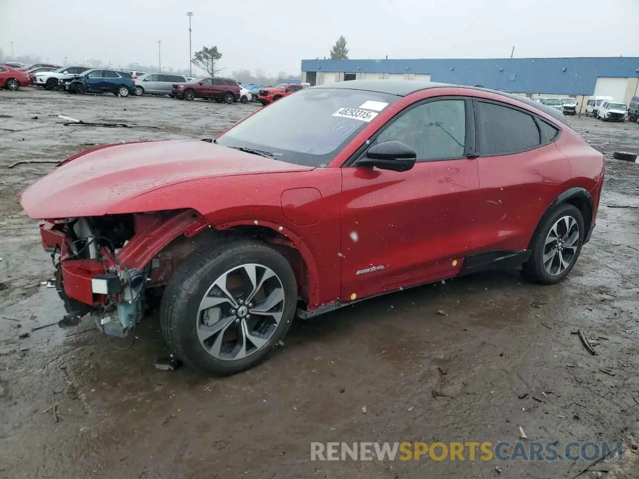 1 Photograph of a damaged car 3FMTK3SUXMMA01096 FORD MUSTANG 2021