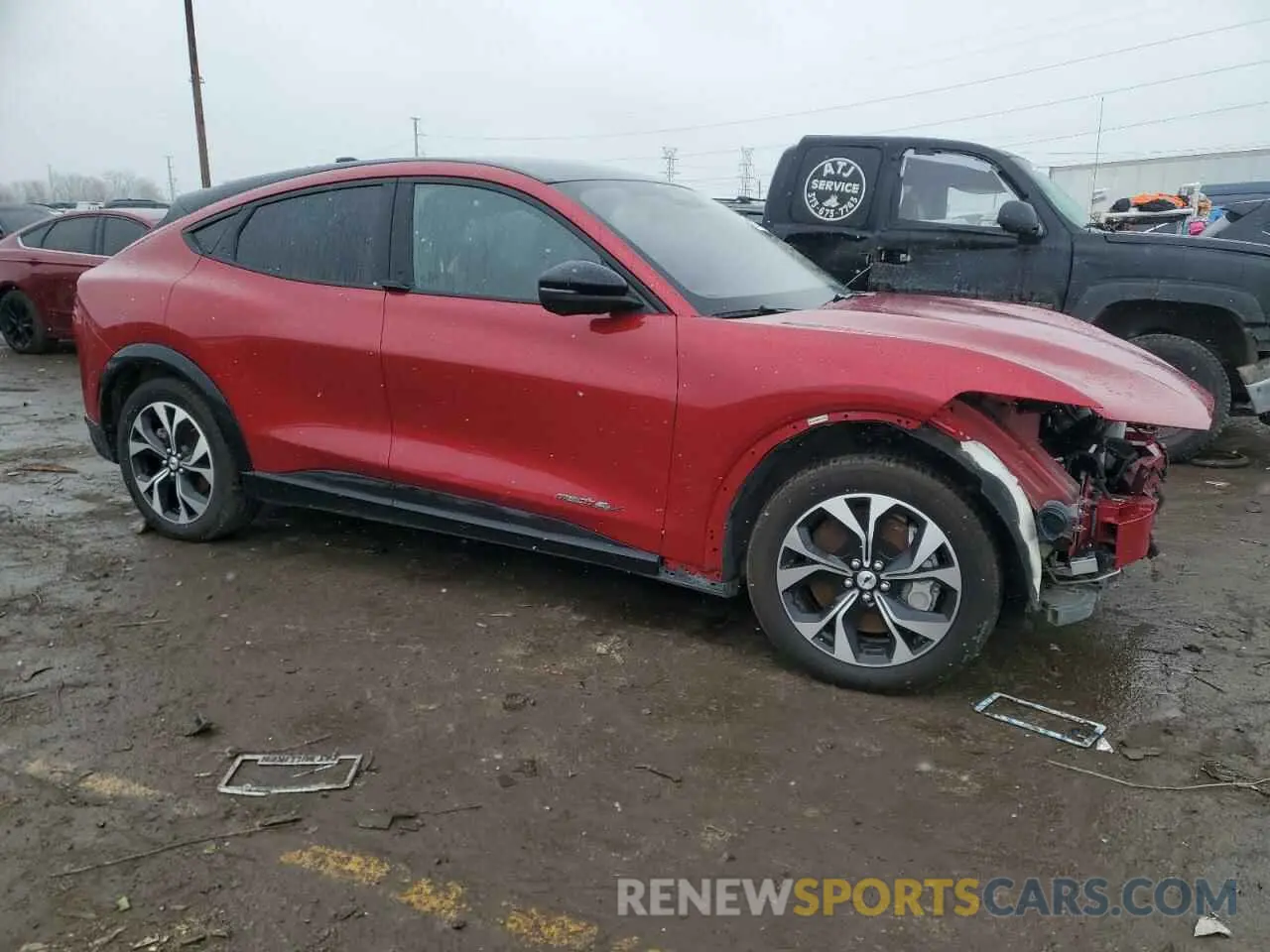 4 Photograph of a damaged car 3FMTK3SUXMMA01096 FORD MUSTANG 2021