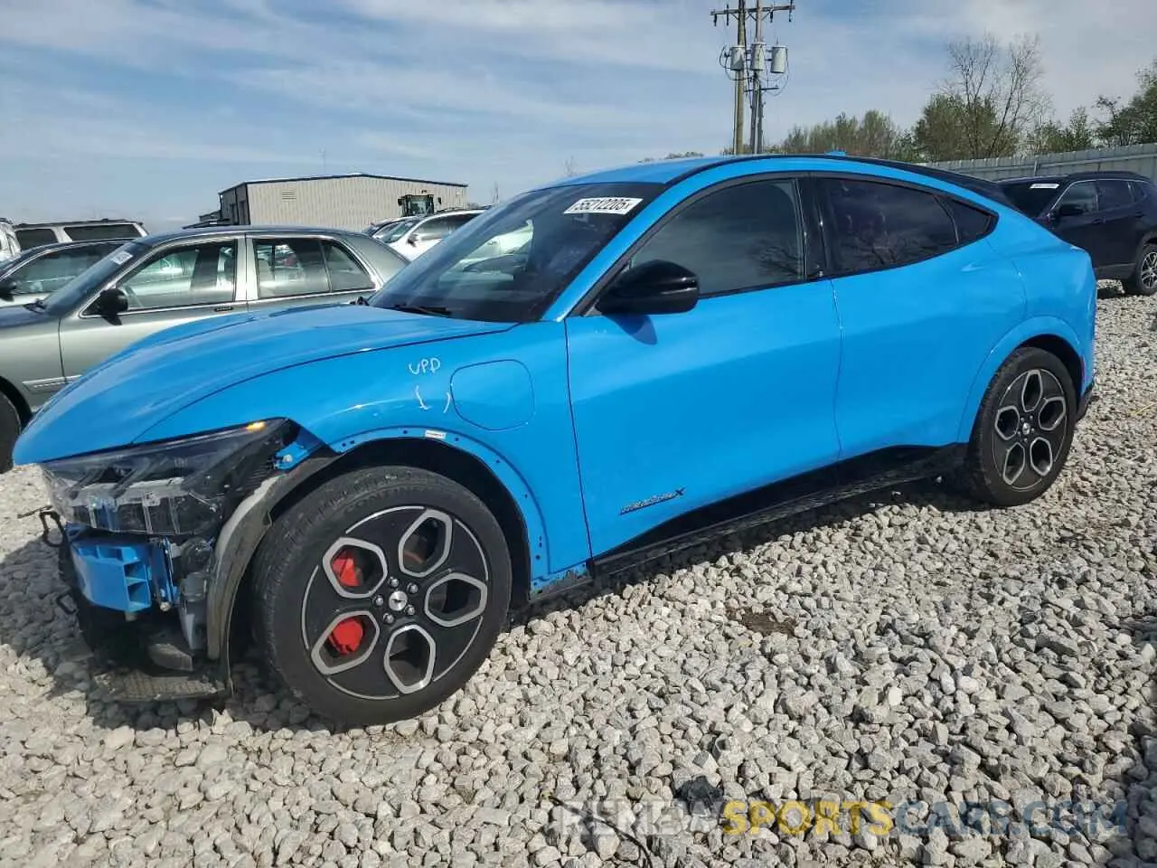 1 Photograph of a damaged car 3FMTK4SE2MMD99788 FORD MUSTANG 2021