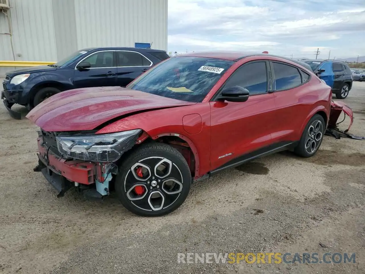 1 Photograph of a damaged car 3FMTK4SE3MME00253 FORD MUSTANG 2021