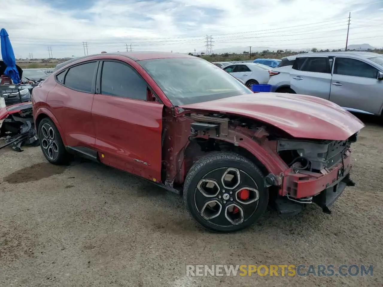 4 Photograph of a damaged car 3FMTK4SE3MME00253 FORD MUSTANG 2021
