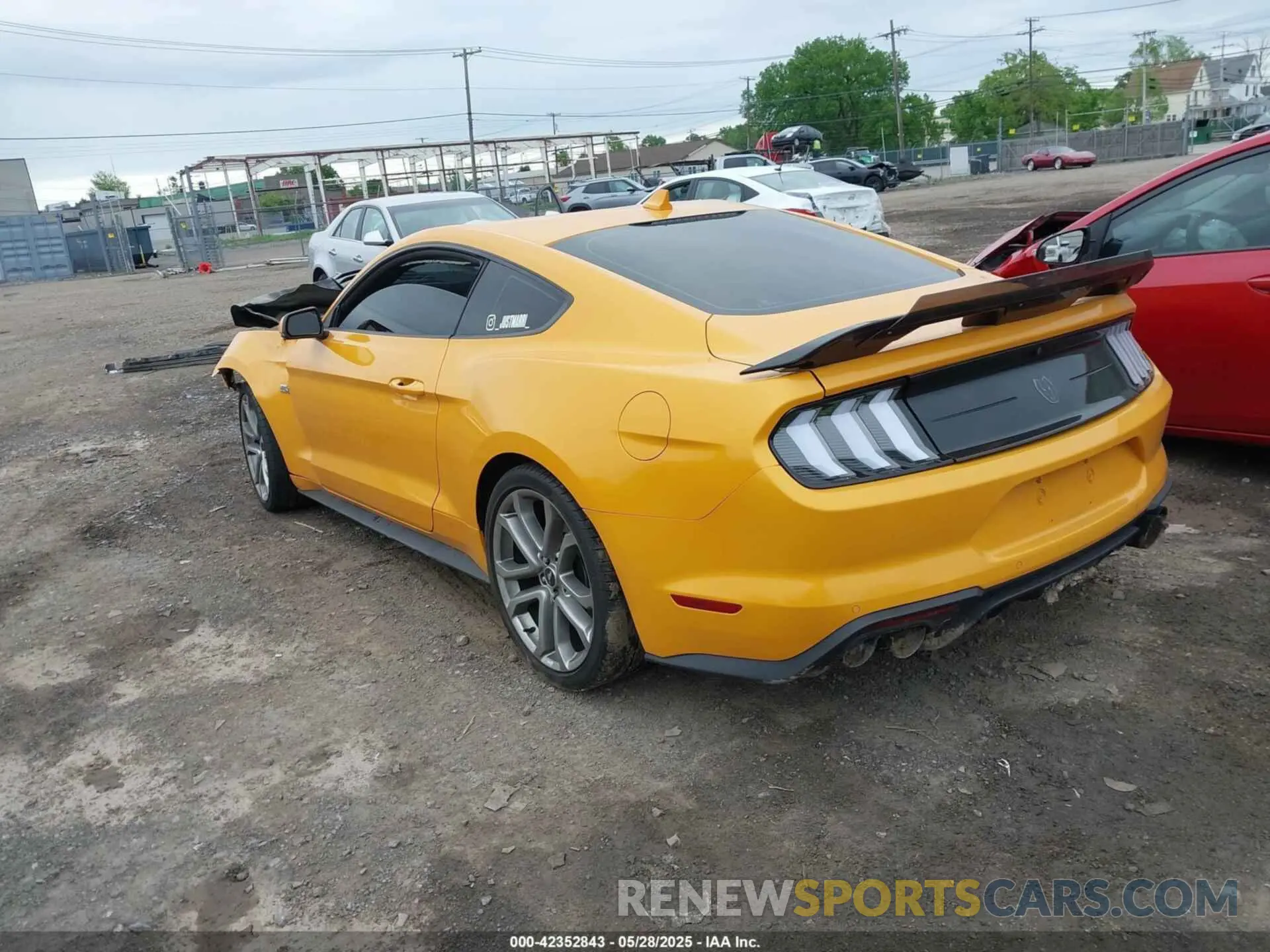 3 Photograph of a damaged car 1FA6P8CF0N5108669 FORD MUSTANG 2022