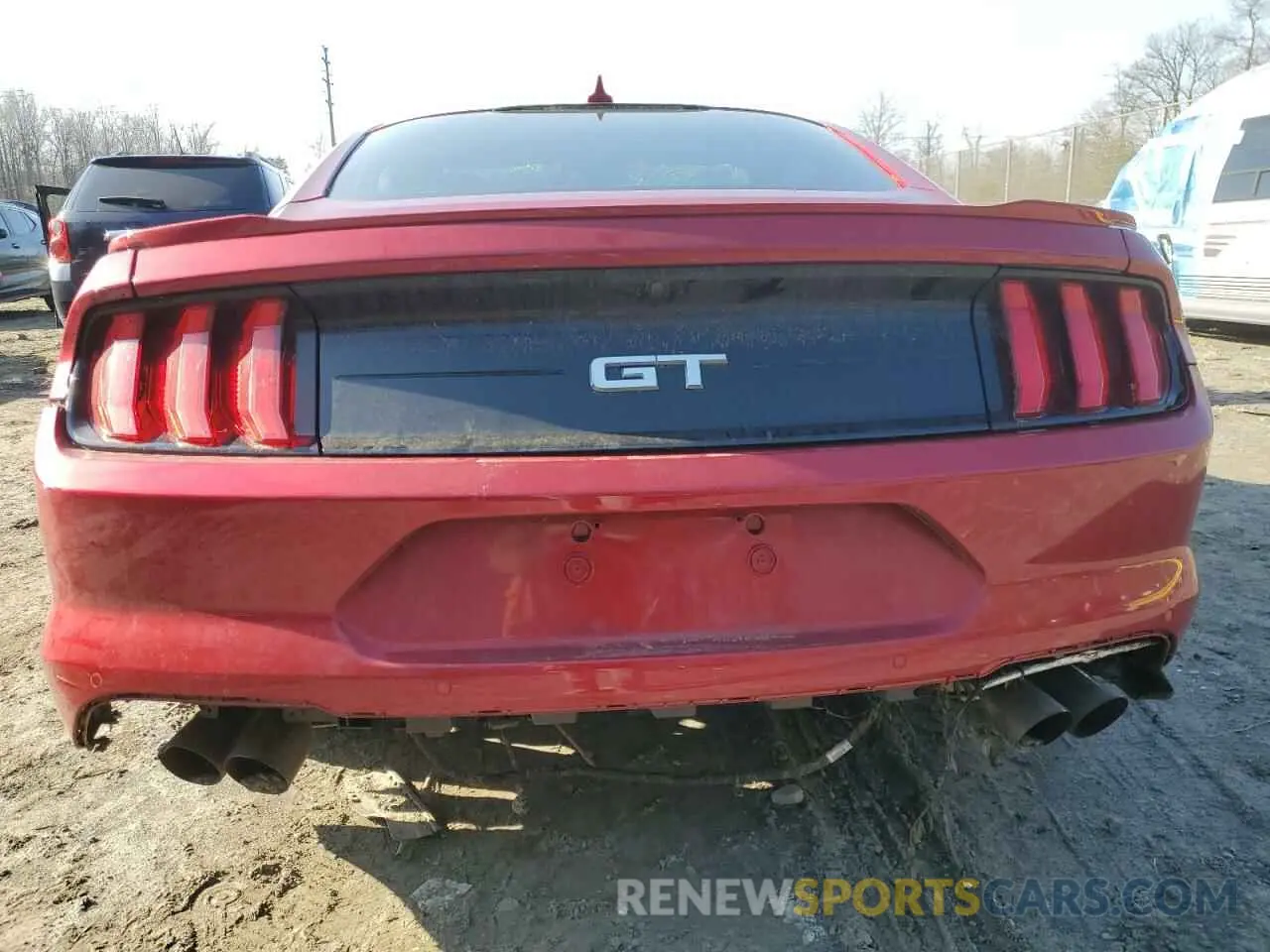 6 Photograph of a damaged car 1FA6P8CF0N5122491 FORD MUSTANG 2022