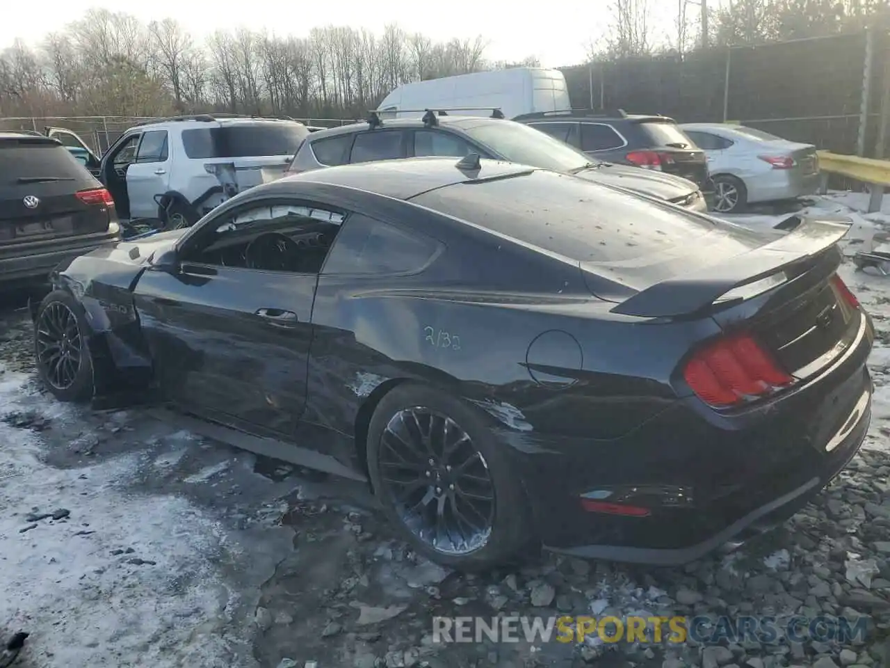 2 Photograph of a damaged car 1FA6P8CF0N5129649 FORD MUSTANG 2022