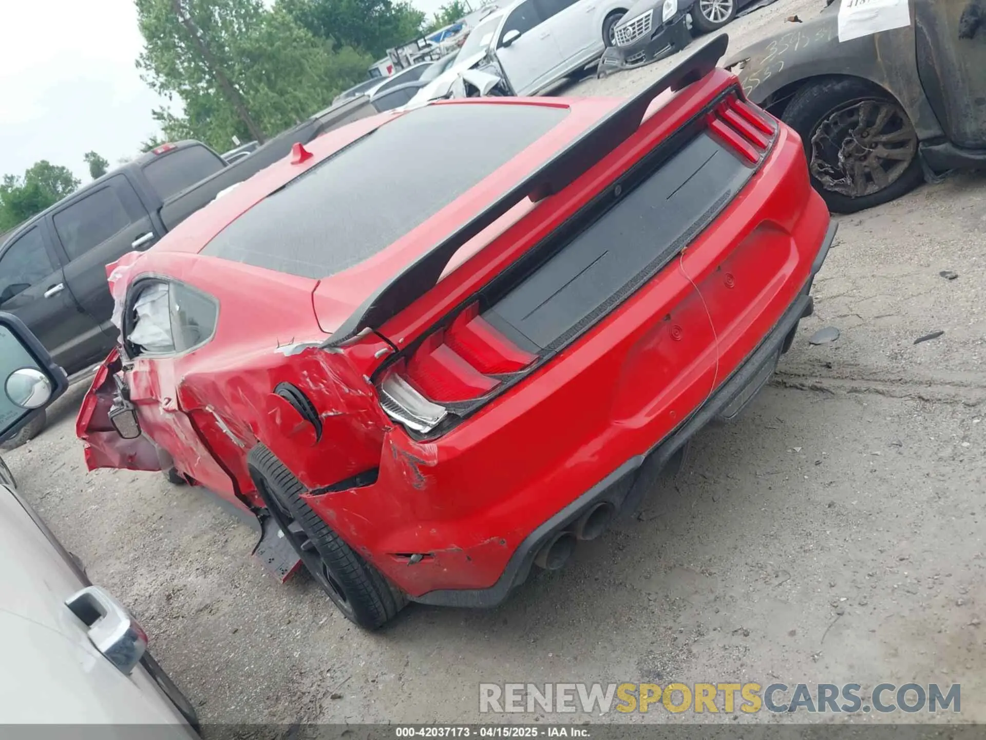 3 Photograph of a damaged car 1FA6P8CF0N5131000 FORD MUSTANG 2022