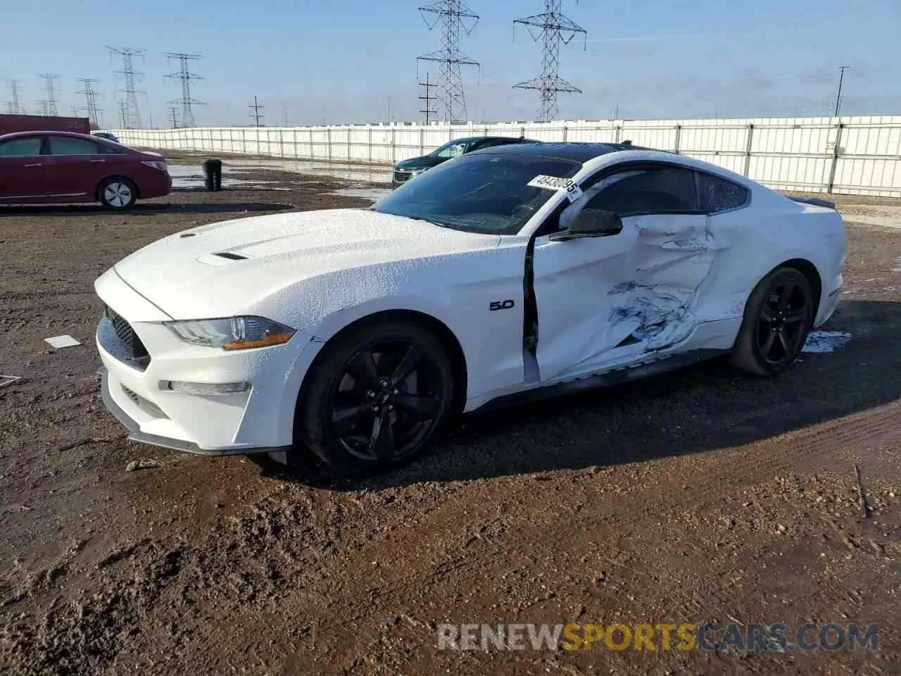 1 Photograph of a damaged car 1FA6P8CF0N5149979 FORD MUSTANG 2022
