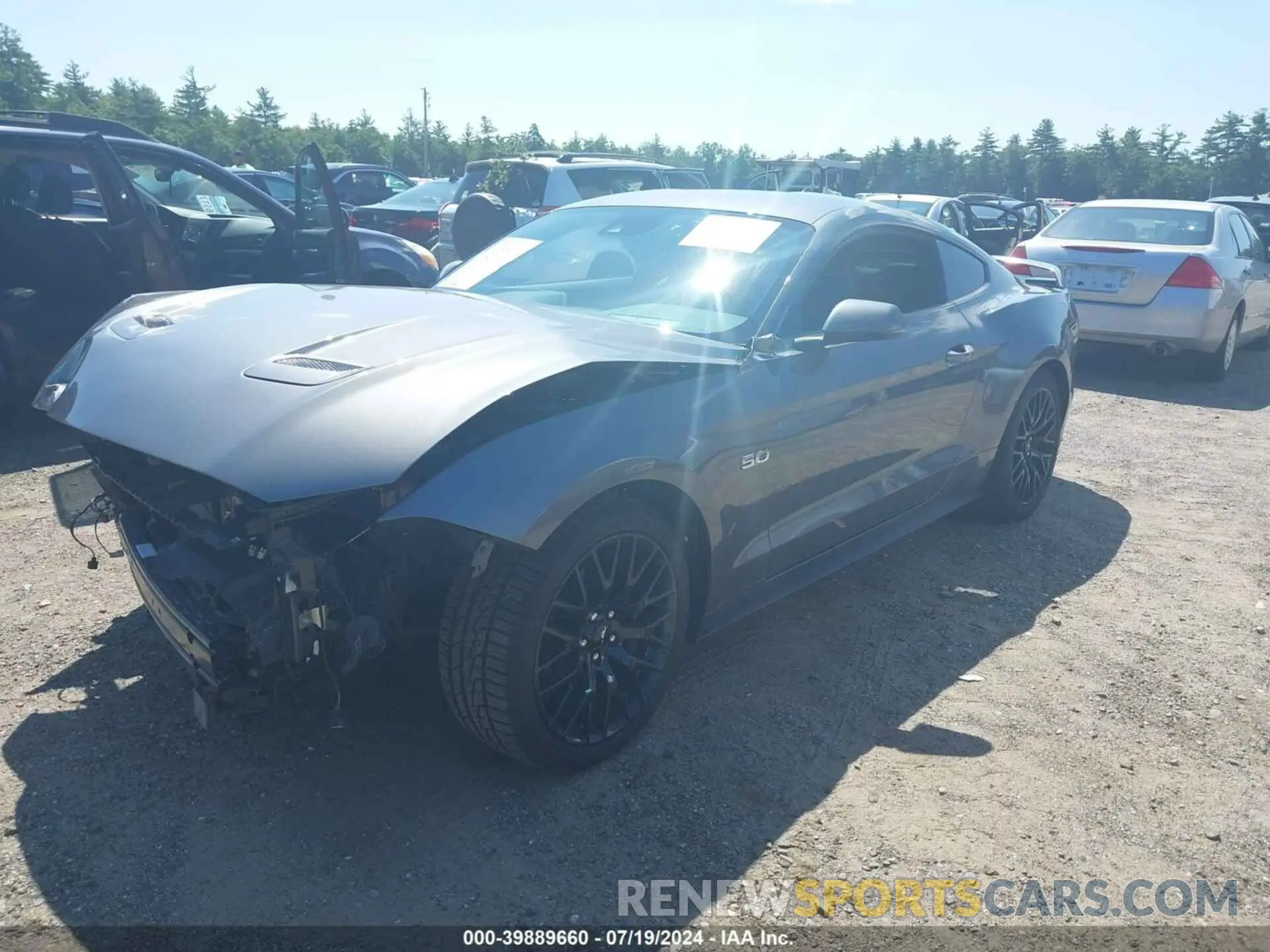 2 Photograph of a damaged car 1FA6P8CF1N5108602 FORD MUSTANG 2022