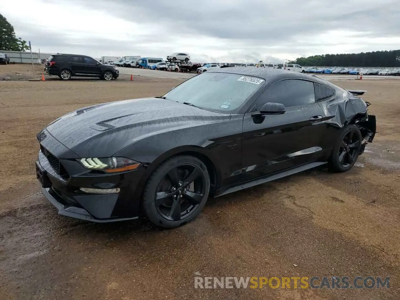 1 Photograph of a damaged car 1FA6P8CF1N5142135 FORD MUSTANG 2022