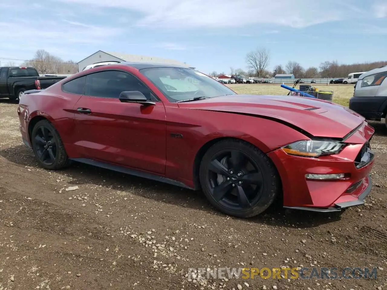 4 Photograph of a damaged car 1FA6P8CF1N5149831 FORD MUSTANG 2022