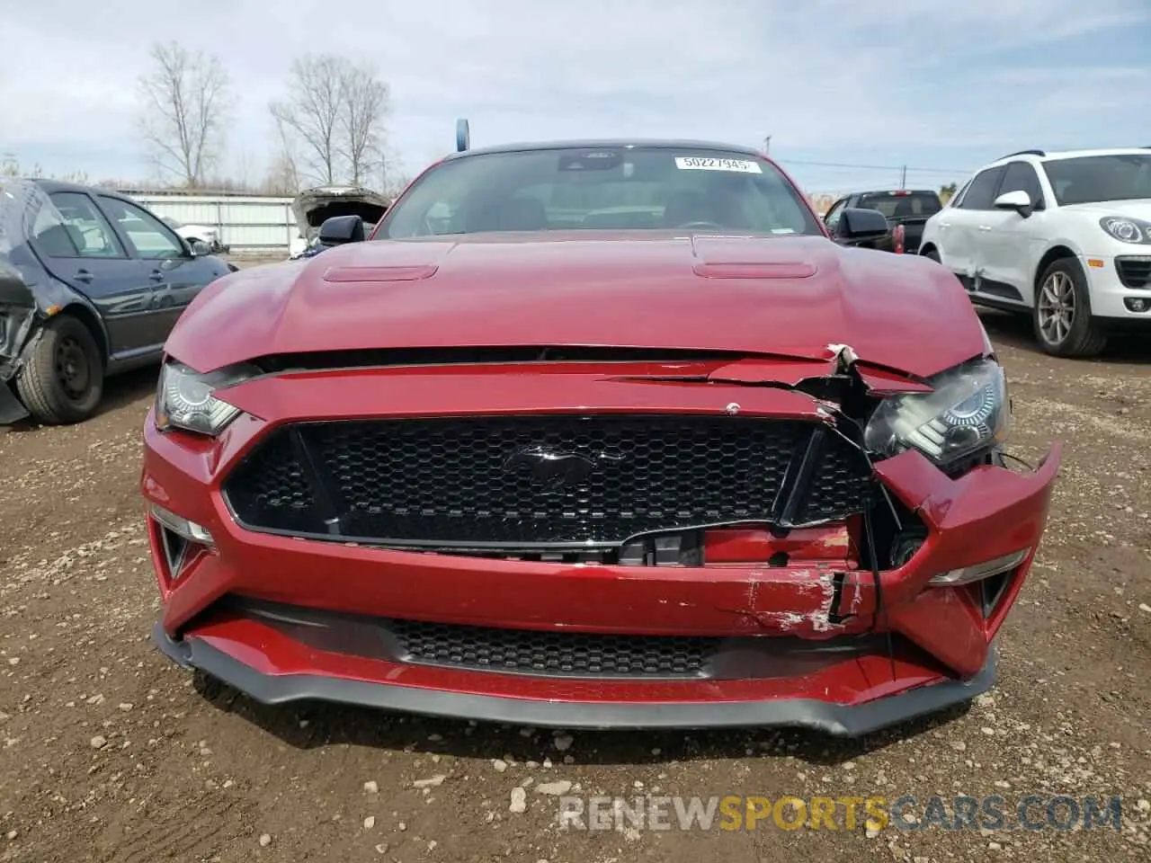 5 Photograph of a damaged car 1FA6P8CF1N5149831 FORD MUSTANG 2022
