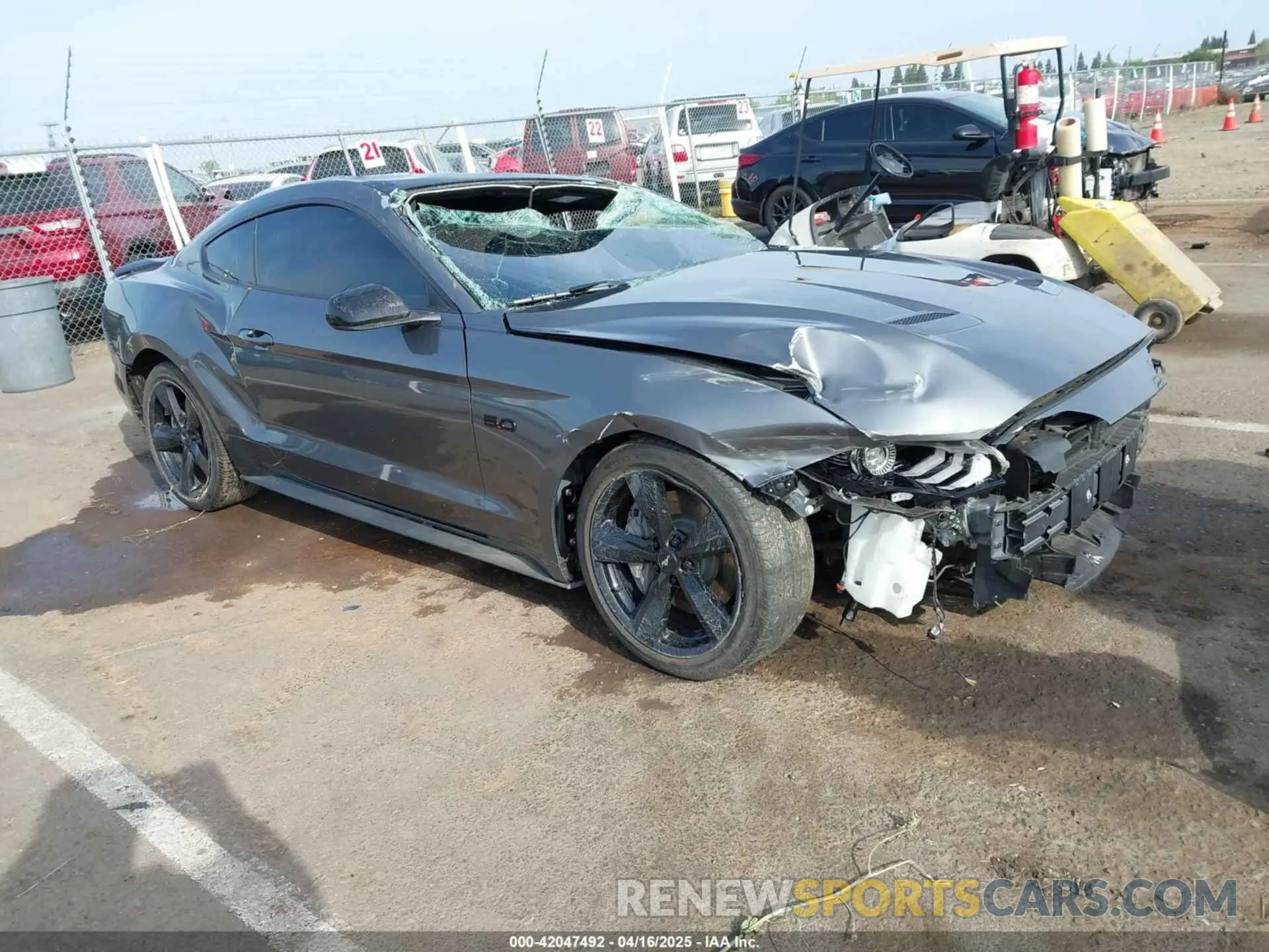 1 Photograph of a damaged car 1FA6P8CF2N5131421 FORD MUSTANG 2022
