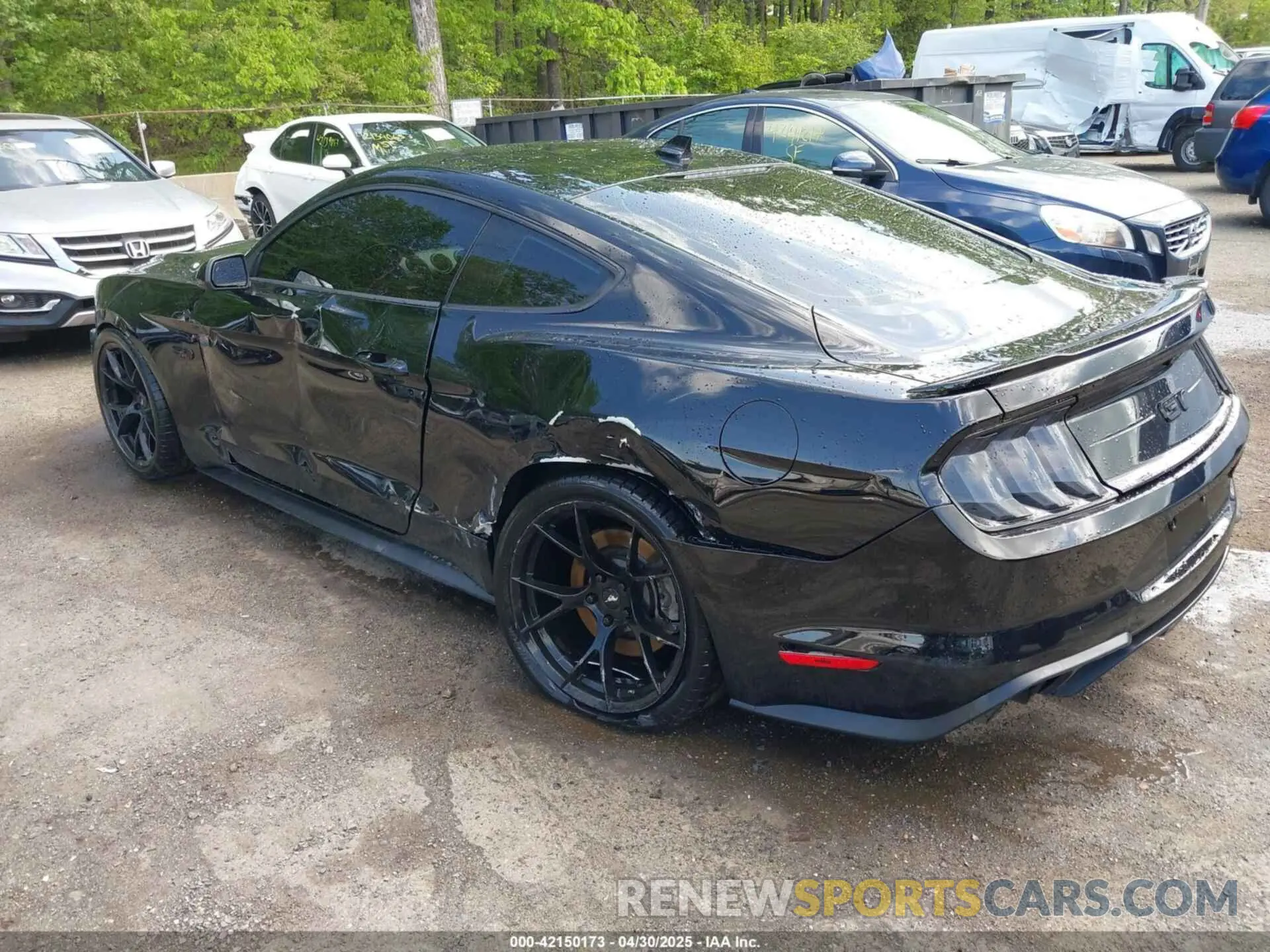 3 Photograph of a damaged car 1FA6P8CF3N5133730 FORD MUSTANG 2022