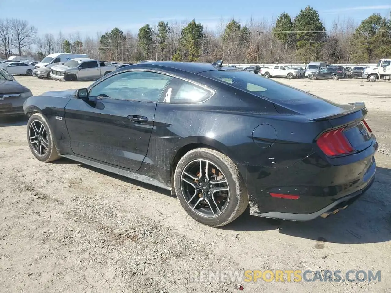 2 Photograph of a damaged car 1FA6P8CF3N5134313 FORD MUSTANG 2022
