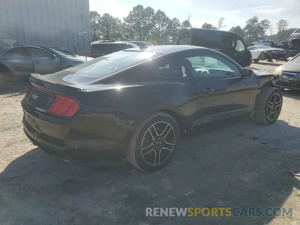 3 Photograph of a damaged car 1FA6P8CF3N5134313 FORD MUSTANG 2022