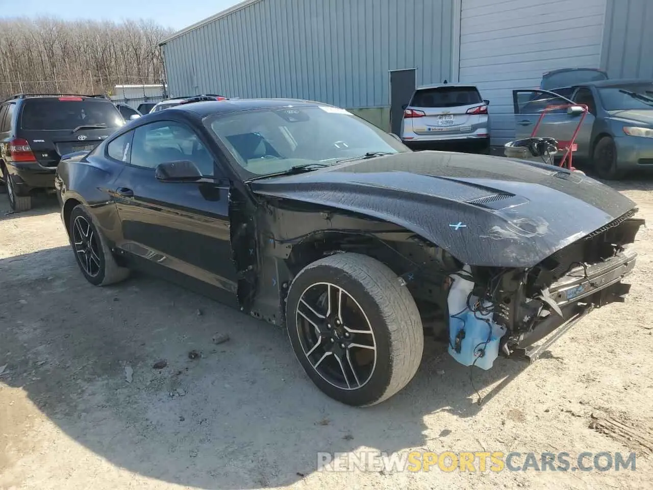 4 Photograph of a damaged car 1FA6P8CF3N5134313 FORD MUSTANG 2022