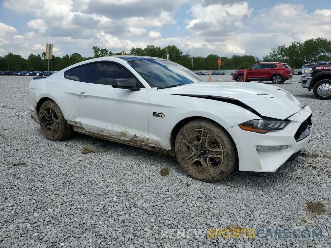 4 Photograph of a damaged car 1FA6P8CF3N5141701 FORD MUSTANG 2022