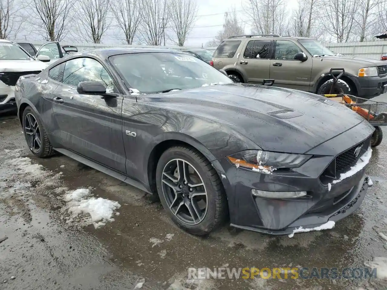 4 Photograph of a damaged car 1FA6P8CF4N5136359 FORD MUSTANG 2022