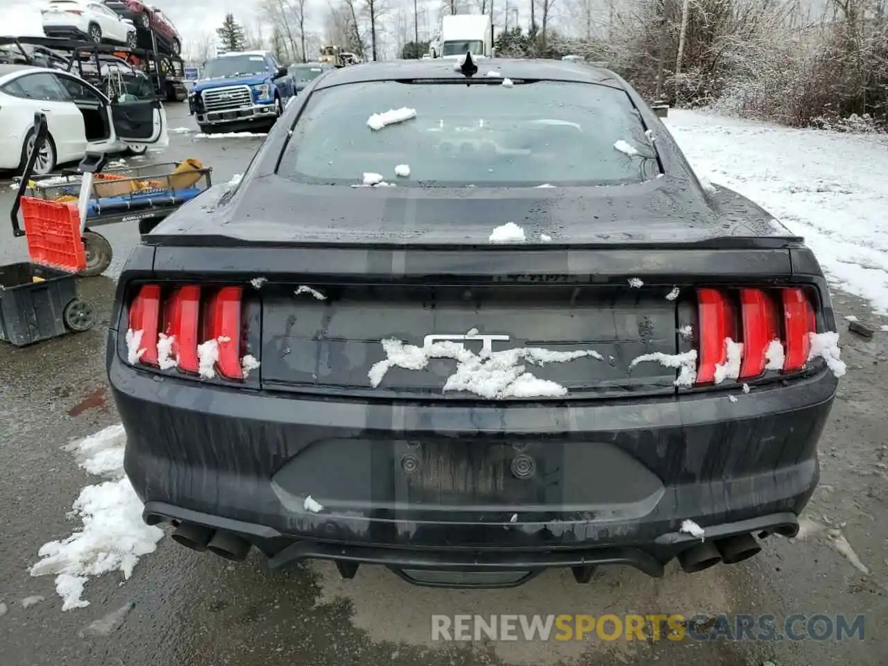 6 Photograph of a damaged car 1FA6P8CF4N5136359 FORD MUSTANG 2022