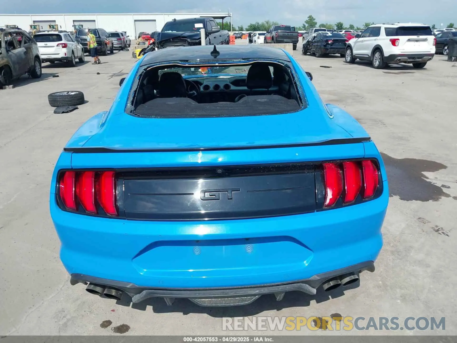16 Photograph of a damaged car 1FA6P8CF4N5142081 FORD MUSTANG 2022