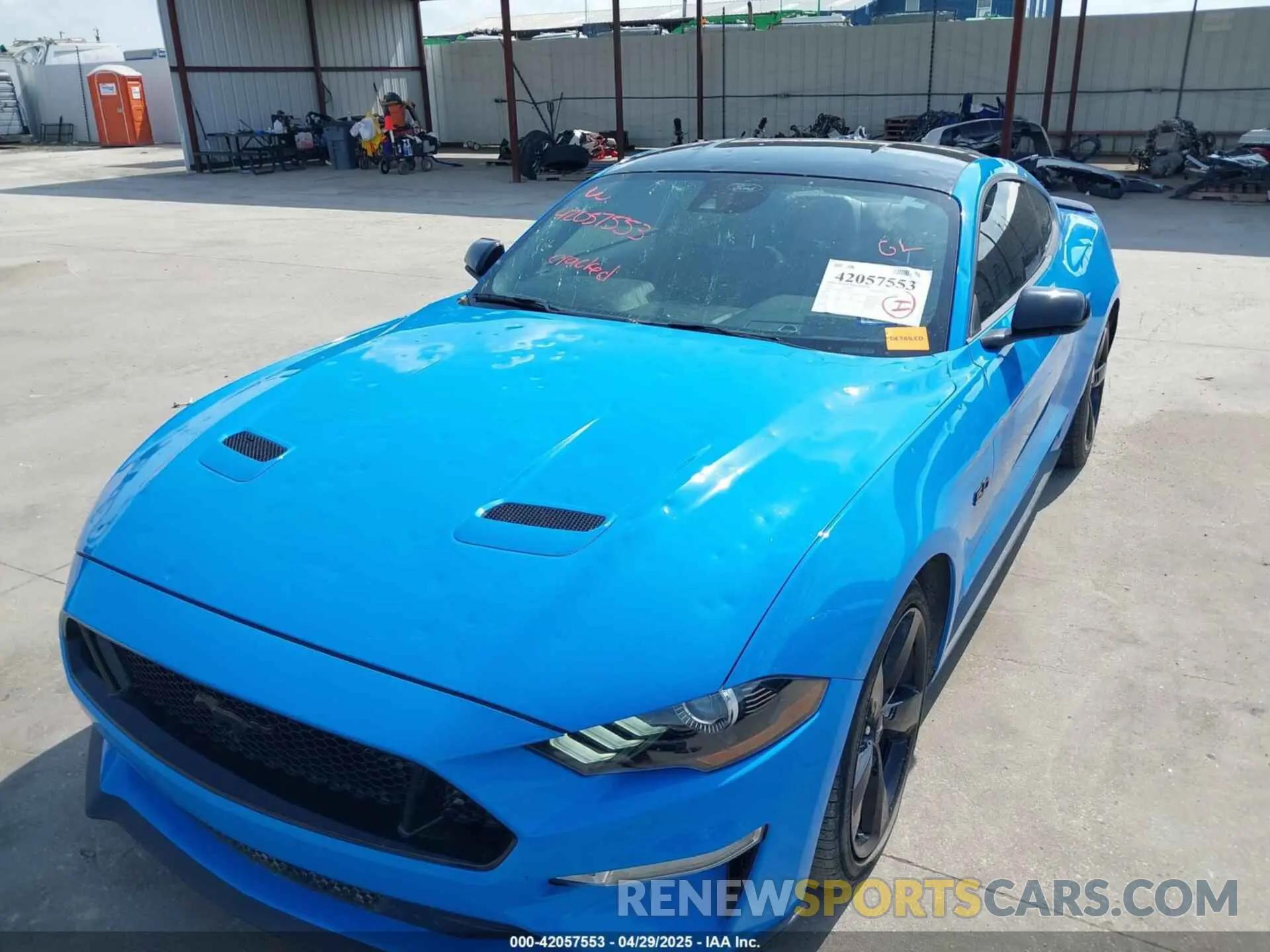 6 Photograph of a damaged car 1FA6P8CF4N5142081 FORD MUSTANG 2022