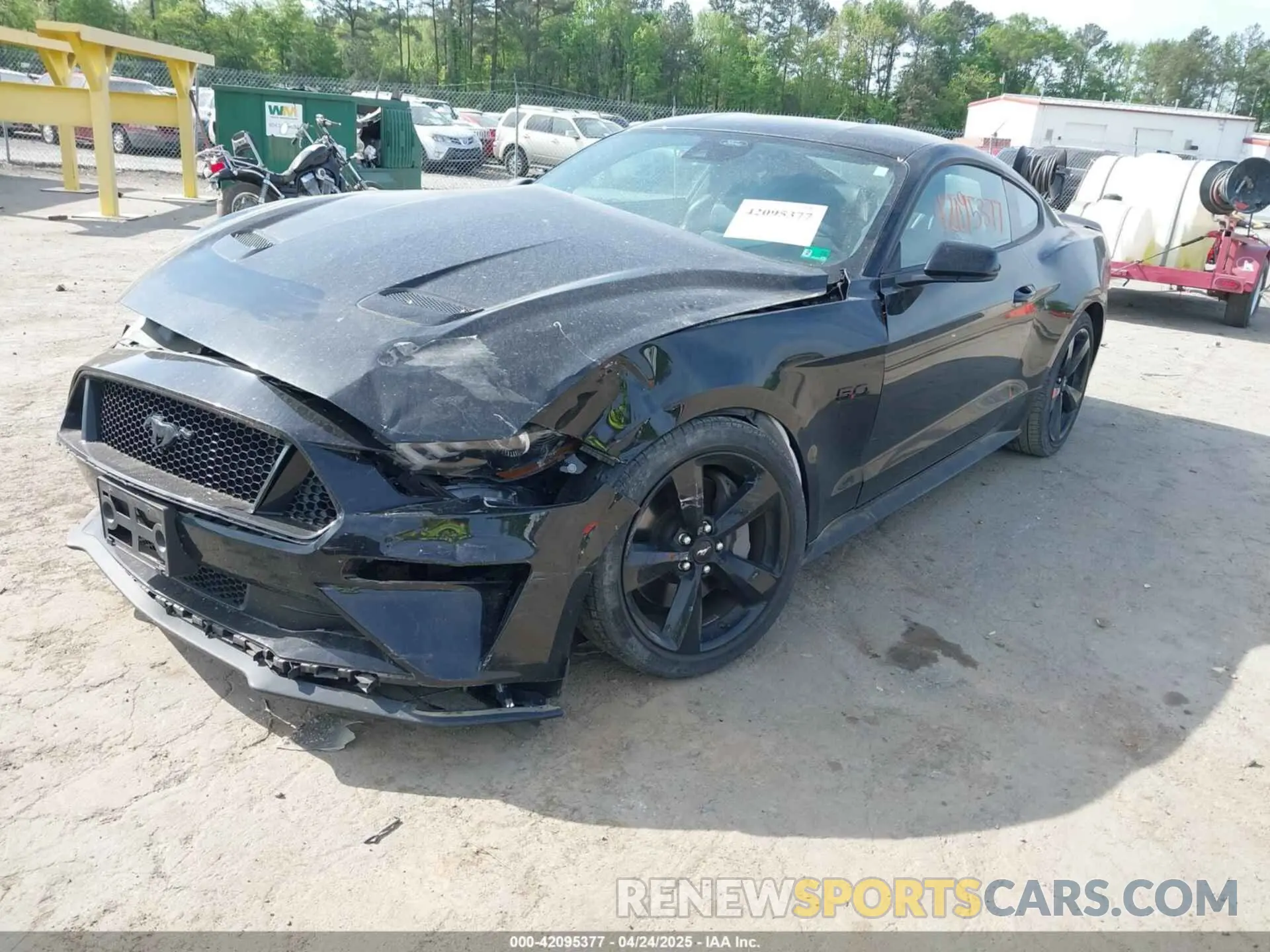 2 Photograph of a damaged car 1FA6P8CF5N5108599 FORD MUSTANG 2022