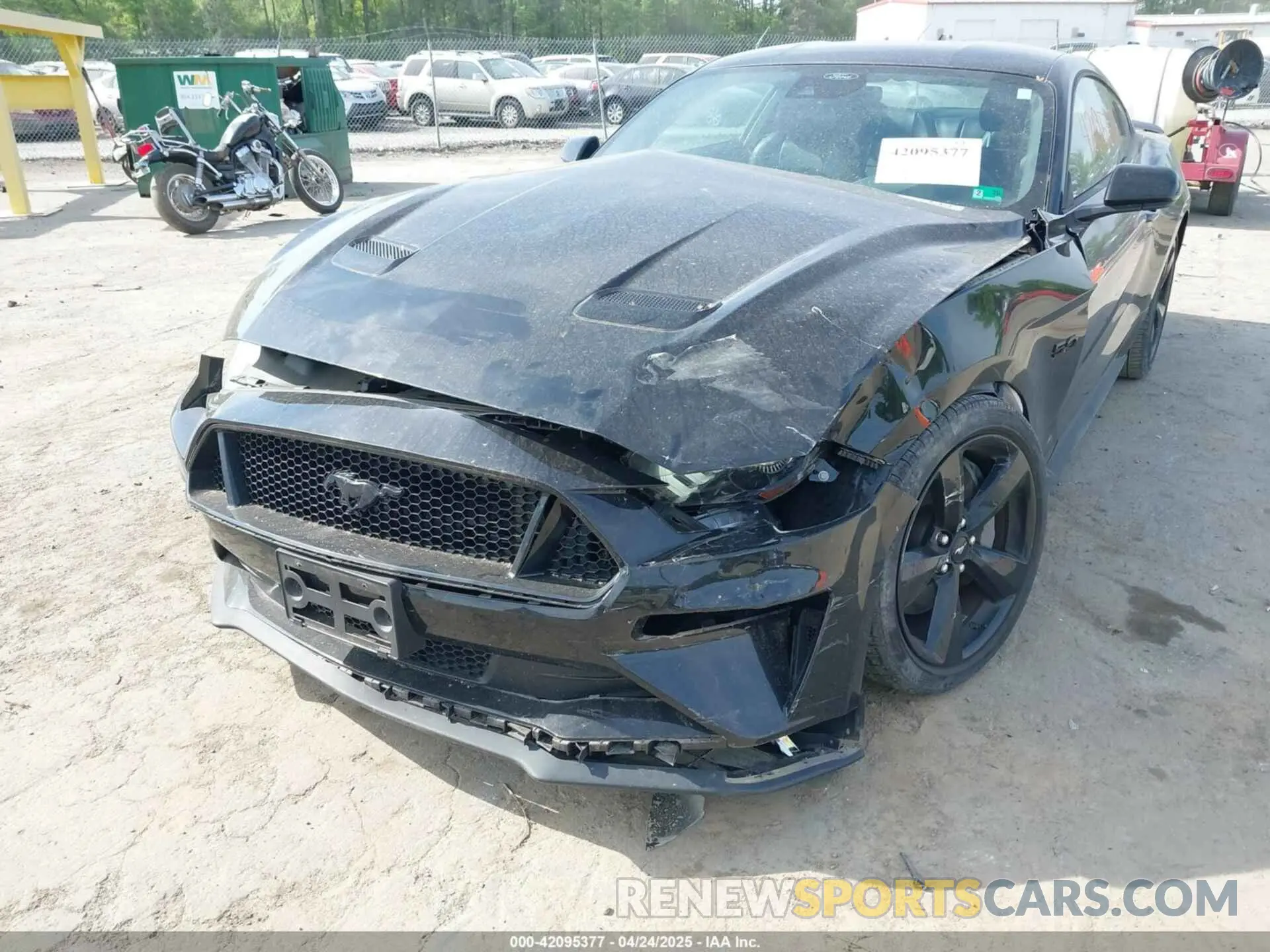 6 Photograph of a damaged car 1FA6P8CF5N5108599 FORD MUSTANG 2022