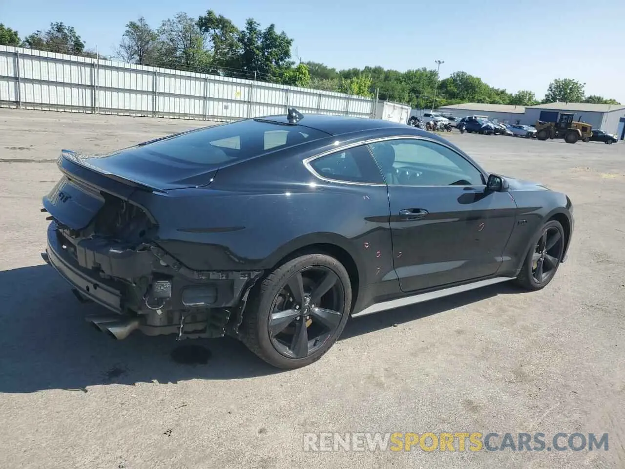 3 Photograph of a damaged car 1FA6P8CF5N5111034 FORD MUSTANG 2022