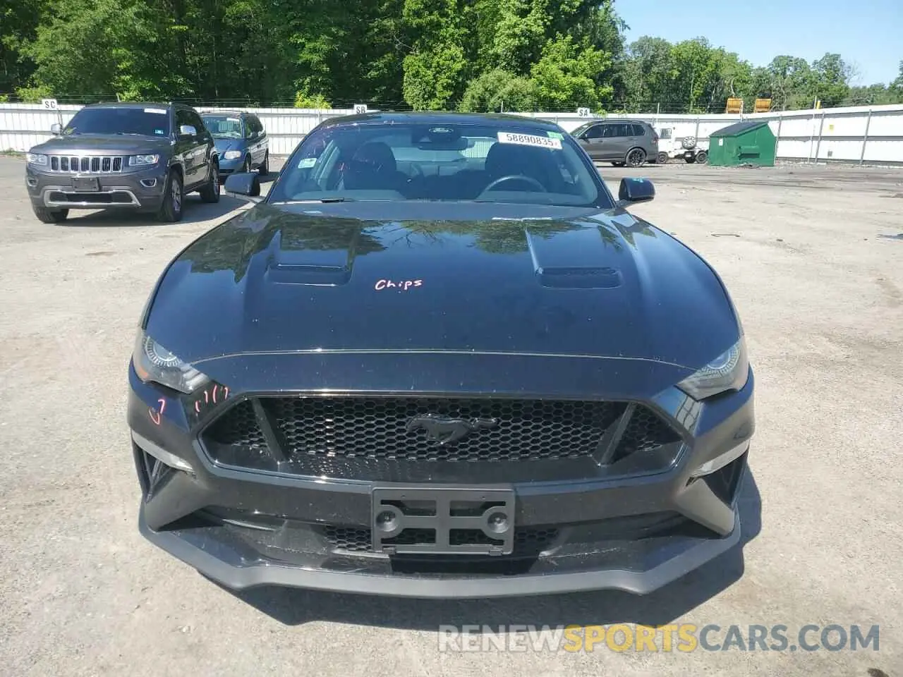5 Photograph of a damaged car 1FA6P8CF5N5111034 FORD MUSTANG 2022