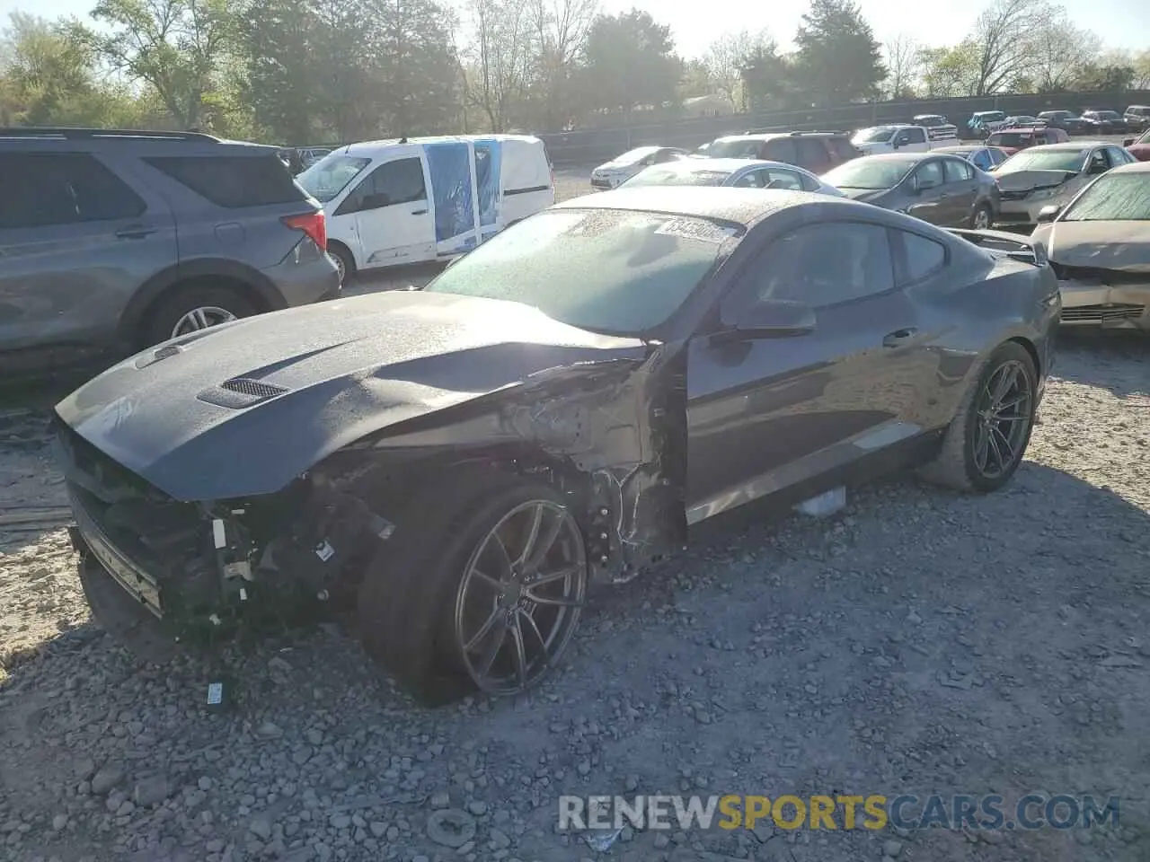 1 Photograph of a damaged car 1FA6P8CF5N5112636 FORD MUSTANG 2022