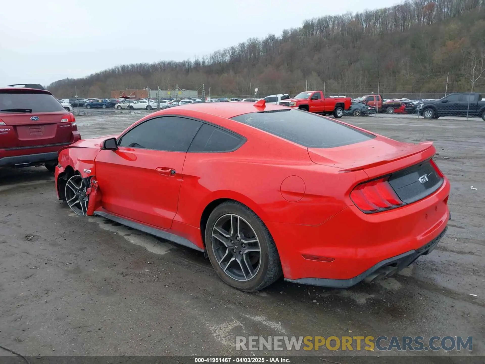 3 Photograph of a damaged car 1FA6P8CF5N5113642 FORD MUSTANG 2022