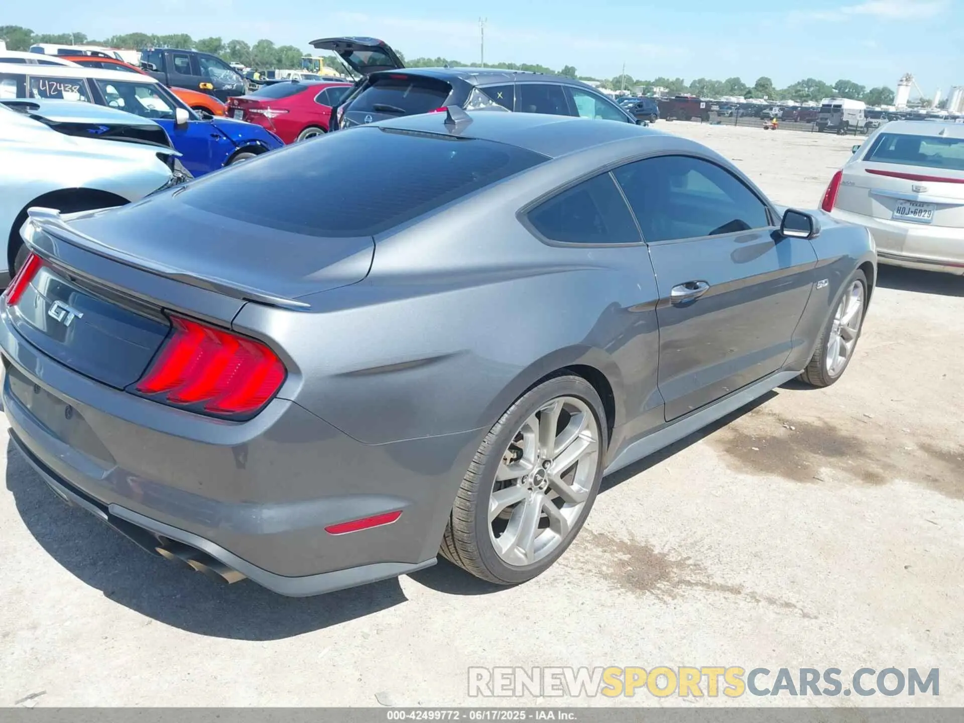 4 Photograph of a damaged car 1FA6P8CF5N5131087 FORD MUSTANG 2022
