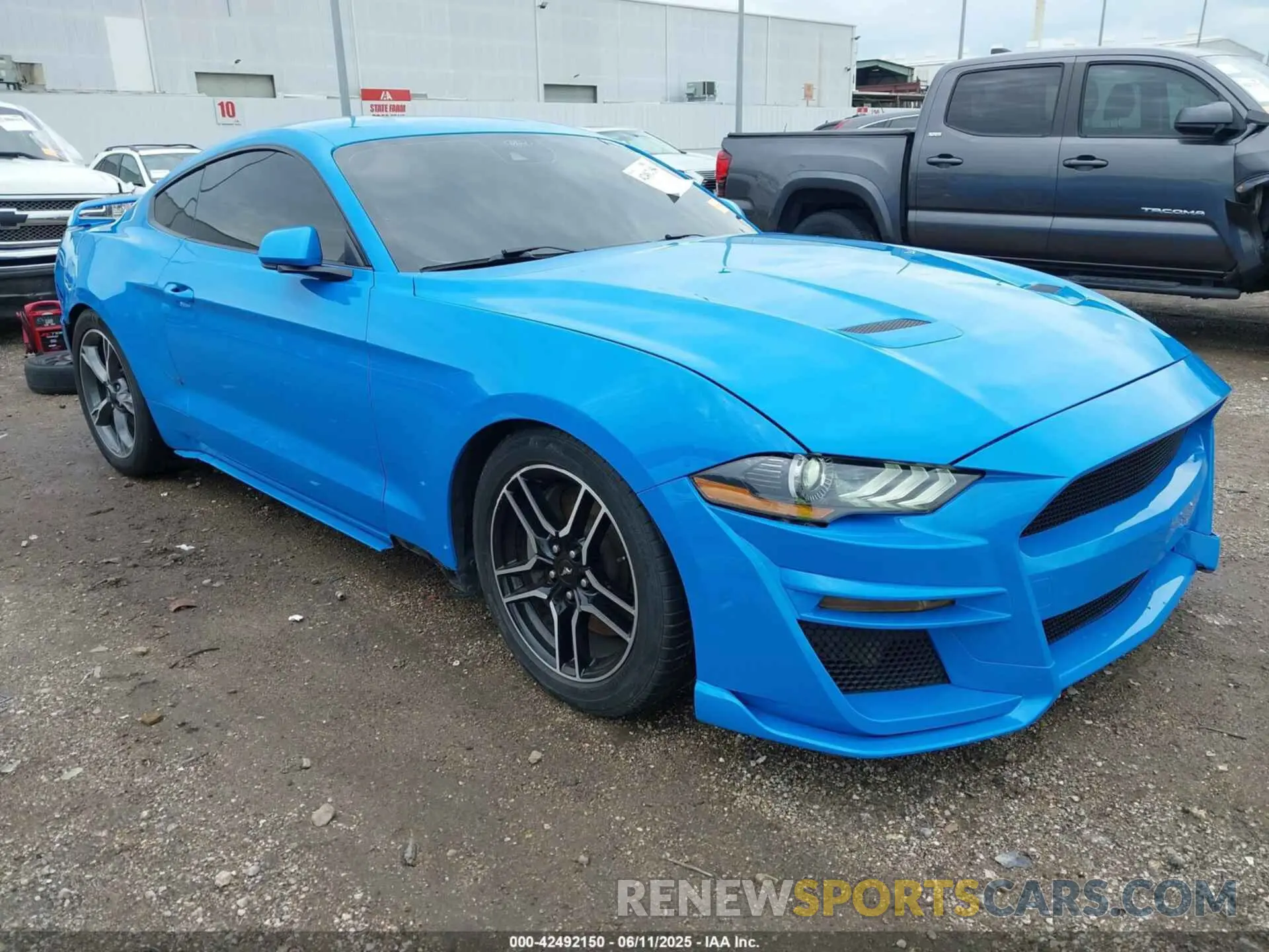 1 Photograph of a damaged car 1FA6P8CF5N5144311 FORD MUSTANG 2022