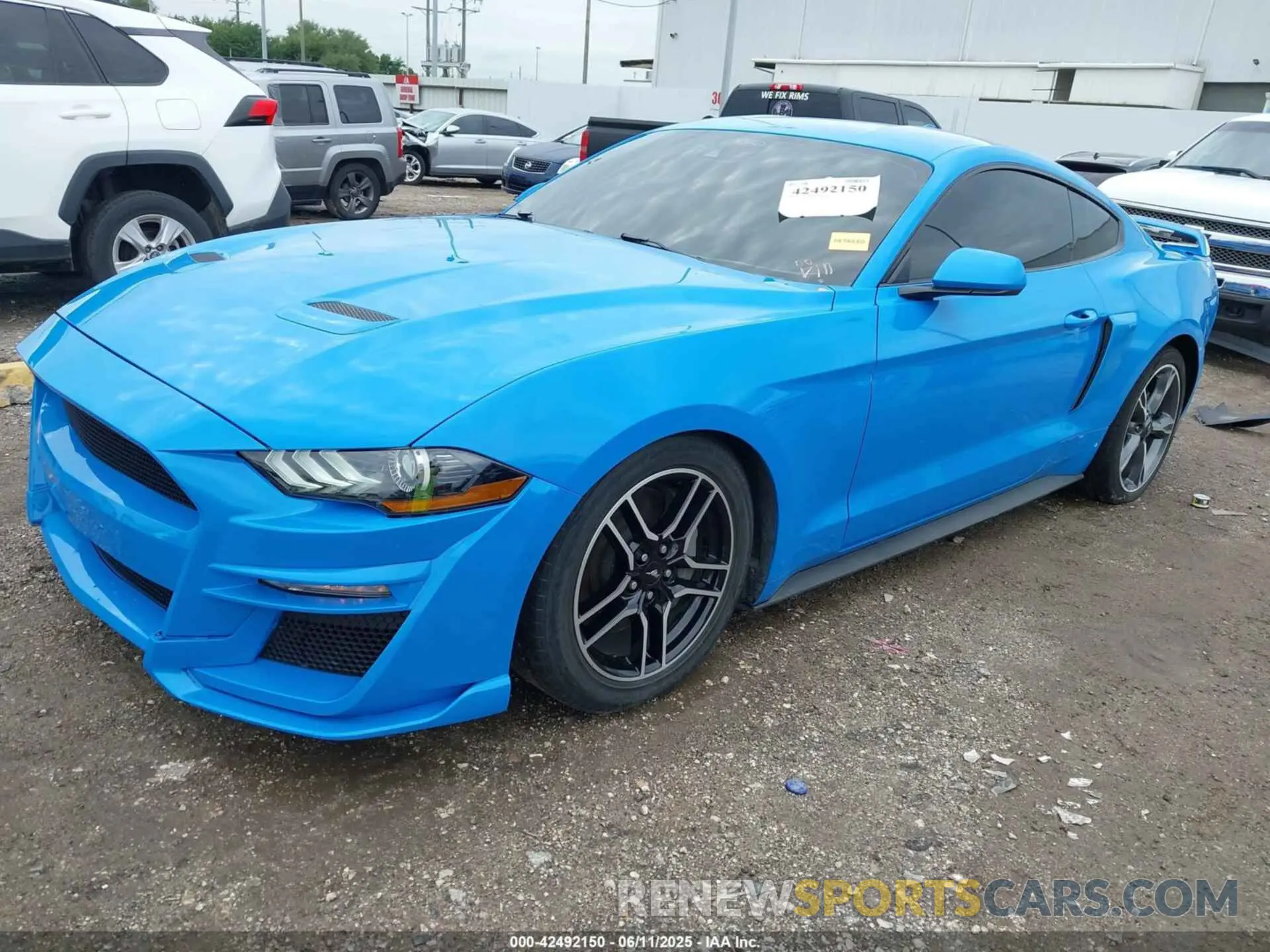 2 Photograph of a damaged car 1FA6P8CF5N5144311 FORD MUSTANG 2022