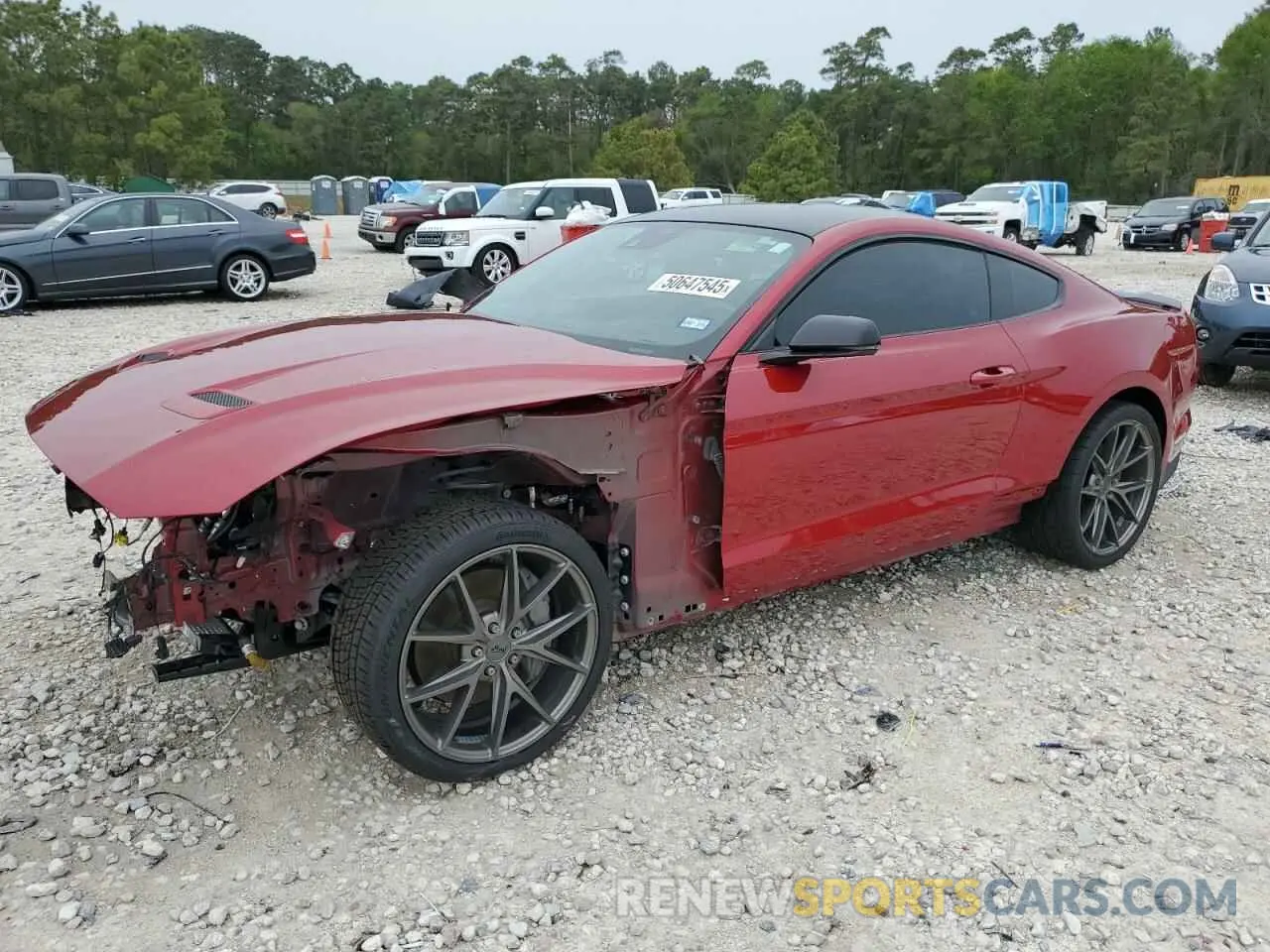 1 Photograph of a damaged car 1FA6P8CF6N5110524 FORD MUSTANG 2022