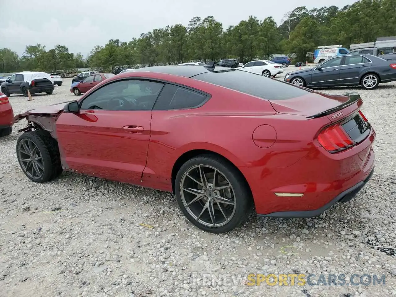 2 Photograph of a damaged car 1FA6P8CF6N5110524 FORD MUSTANG 2022