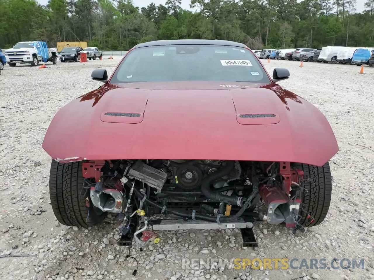 5 Photograph of a damaged car 1FA6P8CF6N5110524 FORD MUSTANG 2022