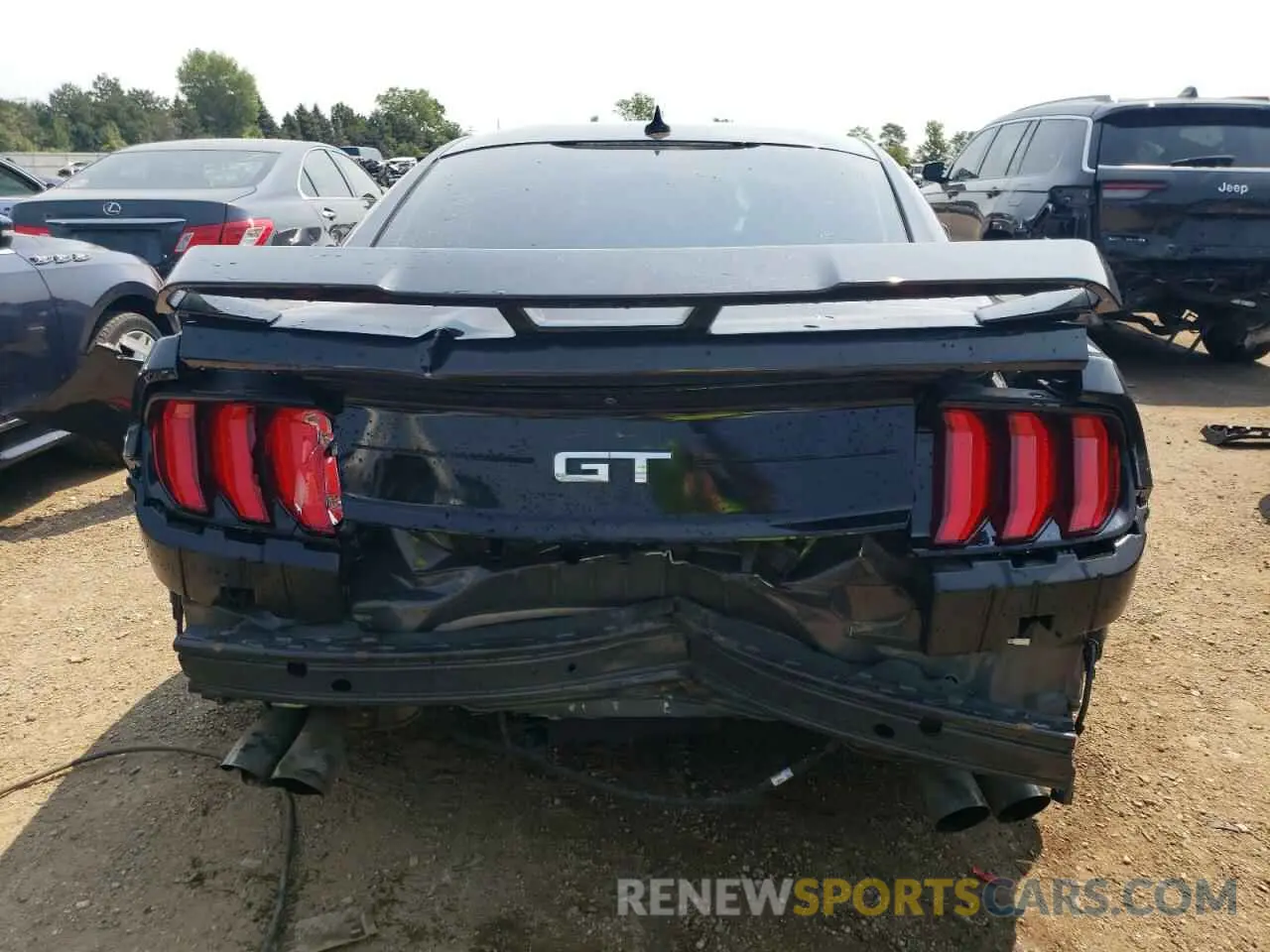 6 Photograph of a damaged car 1FA6P8CF6N5111611 FORD MUSTANG 2022