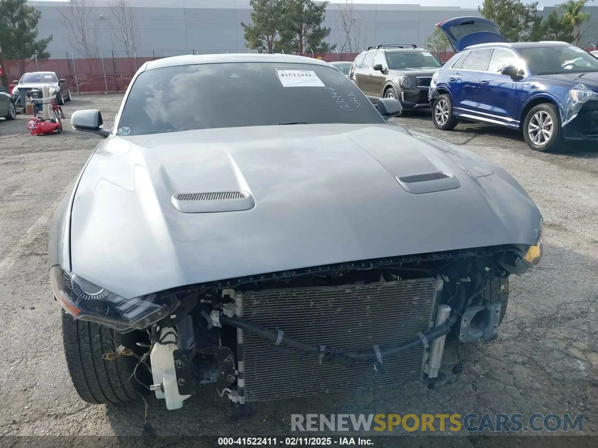 11 Photograph of a damaged car 1FA6P8CF6N5122947 FORD MUSTANG 2022