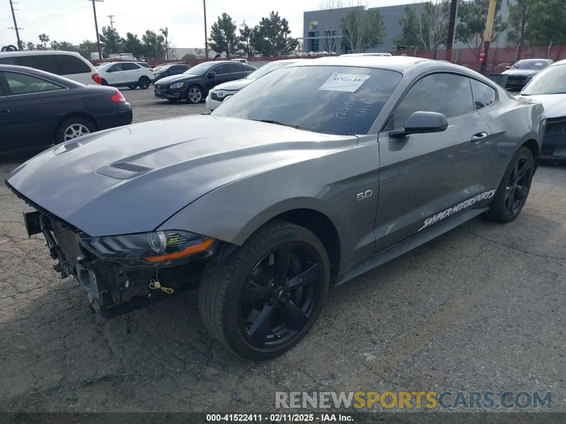 2 Photograph of a damaged car 1FA6P8CF6N5122947 FORD MUSTANG 2022