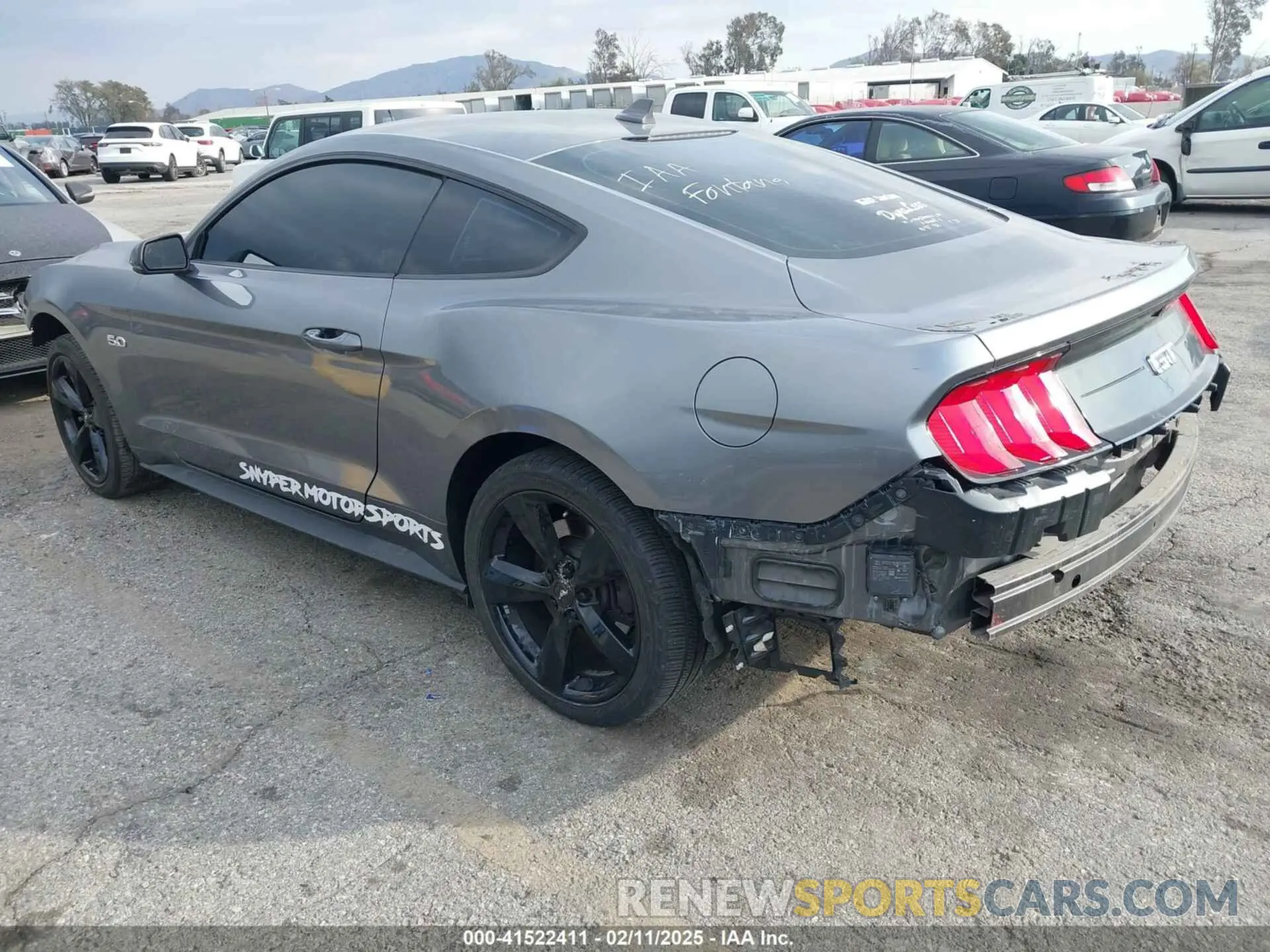 3 Photograph of a damaged car 1FA6P8CF6N5122947 FORD MUSTANG 2022