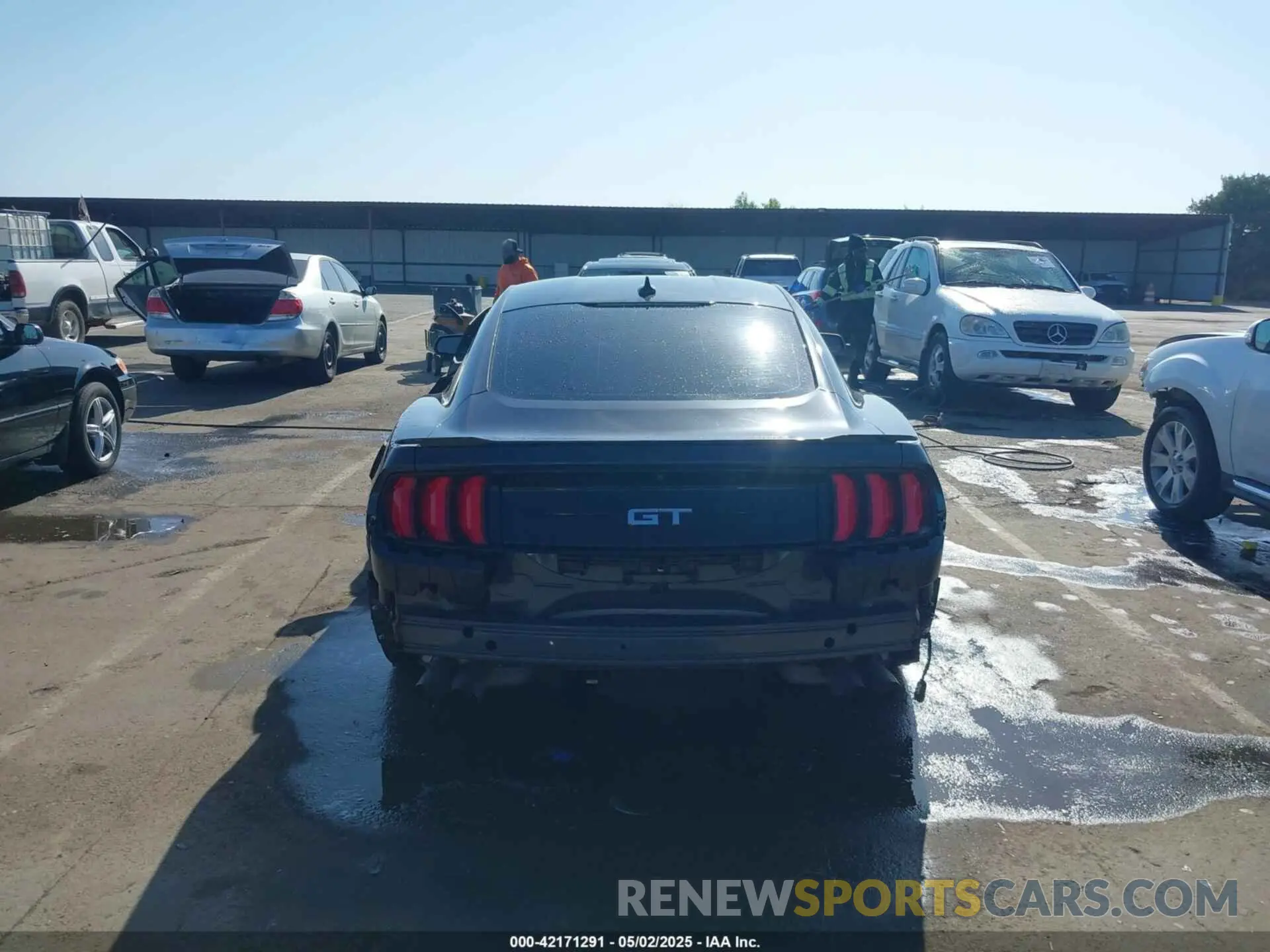 17 Photograph of a damaged car 1FA6P8CF6N5135181 FORD MUSTANG 2022