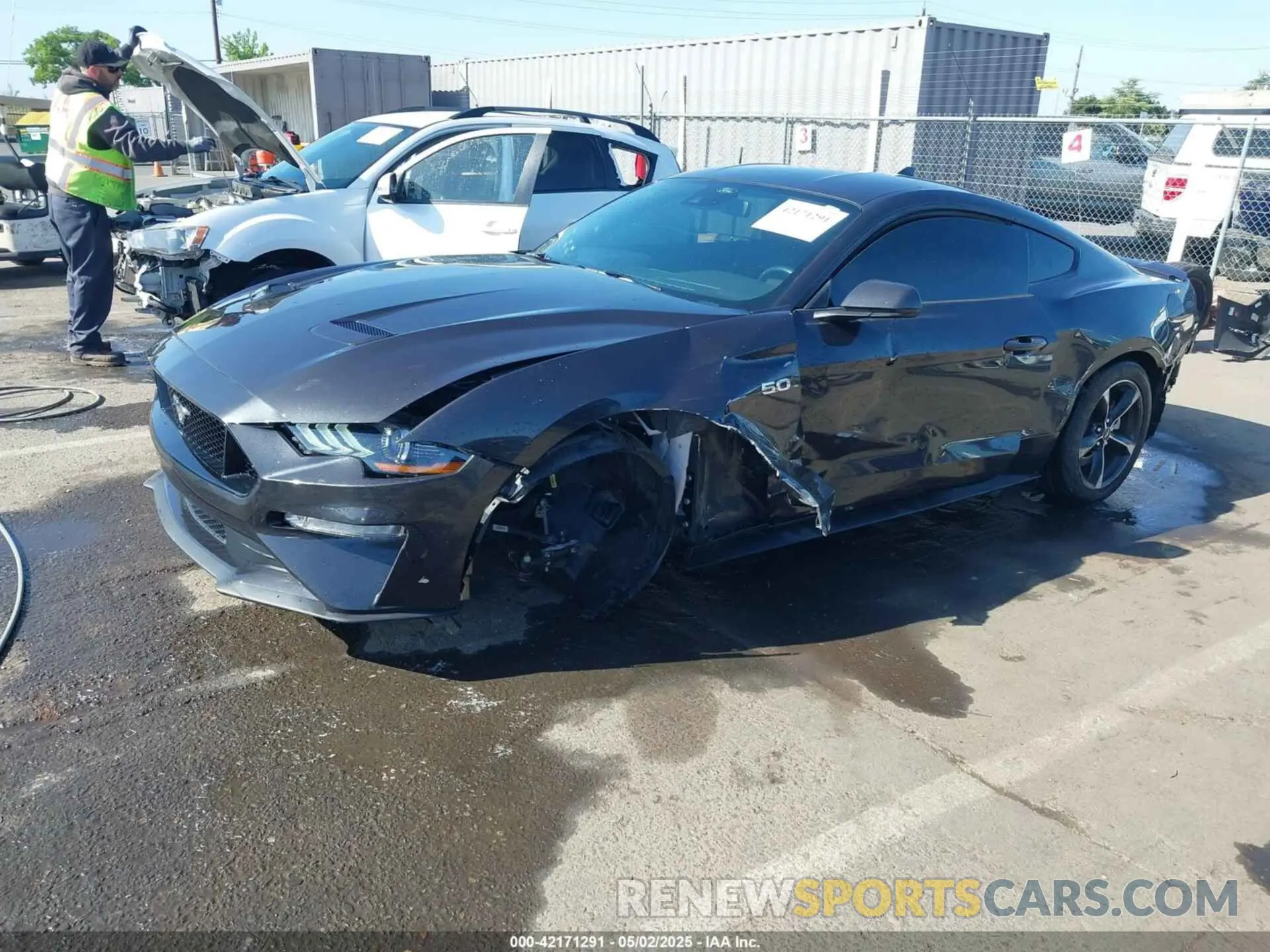 6 Photograph of a damaged car 1FA6P8CF6N5135181 FORD MUSTANG 2022