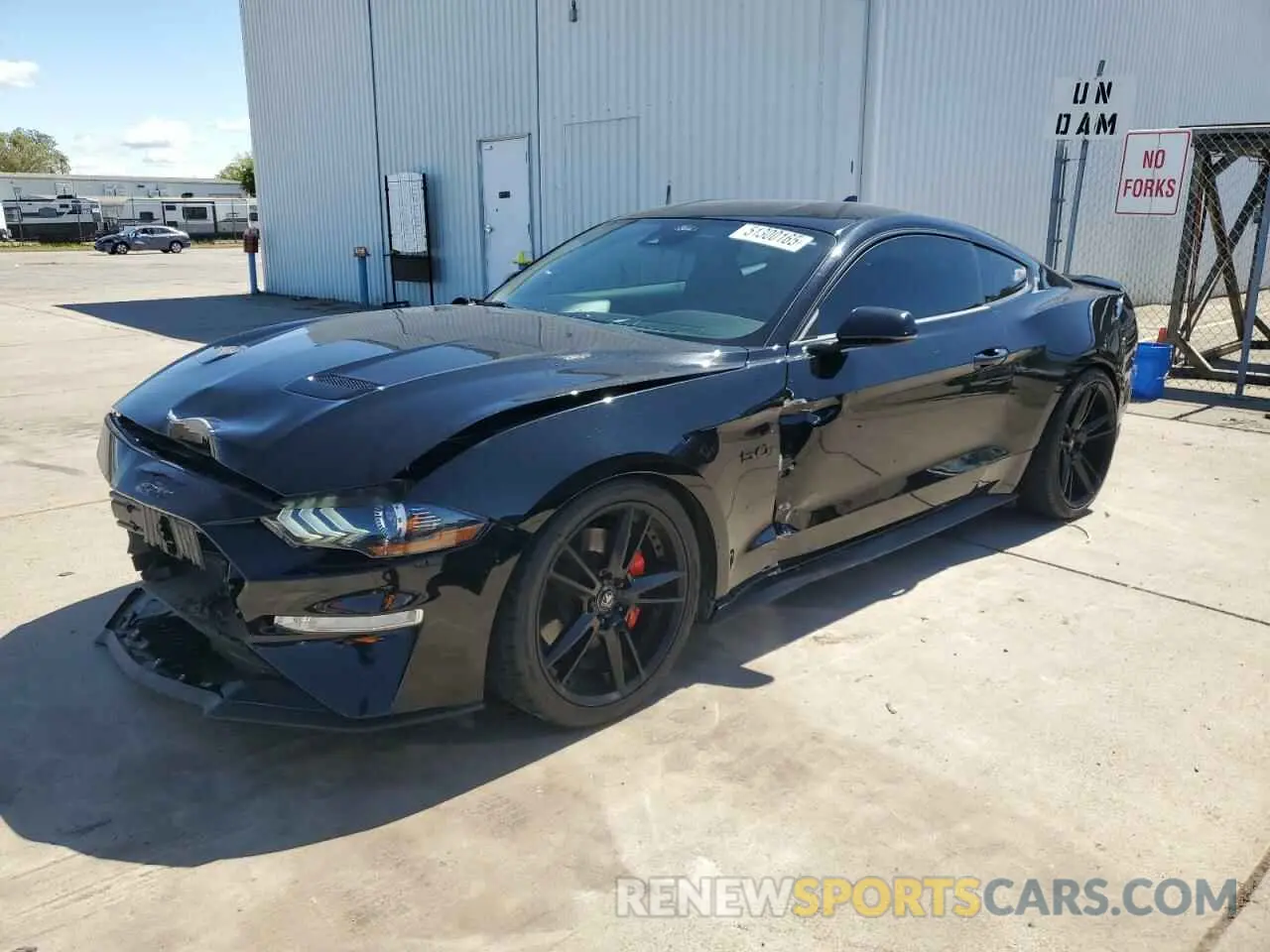 1 Photograph of a damaged car 1FA6P8CF6N5150683 FORD MUSTANG 2022