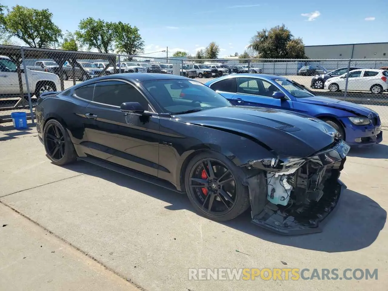 4 Photograph of a damaged car 1FA6P8CF6N5150683 FORD MUSTANG 2022