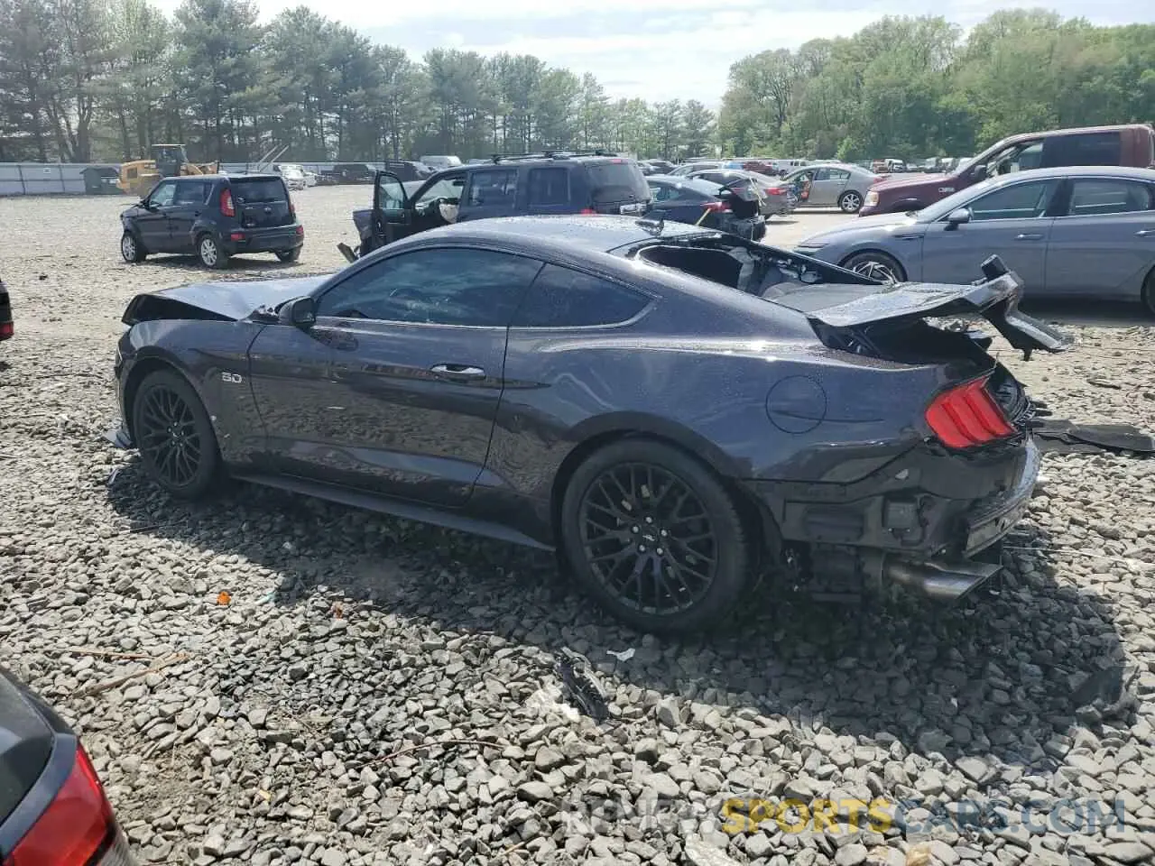 2 Photograph of a damaged car 1FA6P8CF7N5122889 FORD MUSTANG 2022
