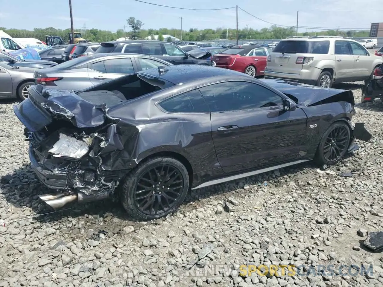 3 Photograph of a damaged car 1FA6P8CF7N5122889 FORD MUSTANG 2022