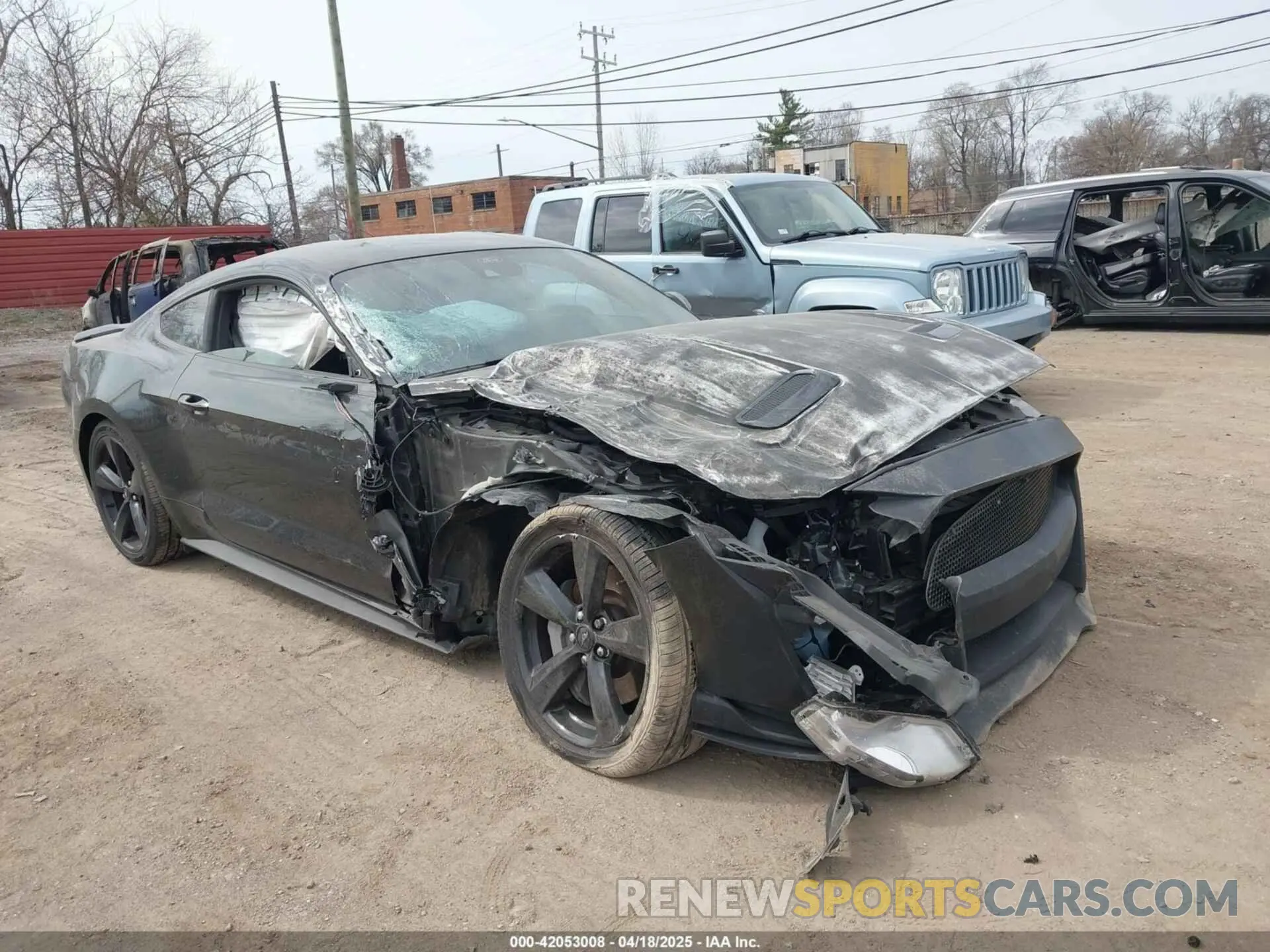1 Photograph of a damaged car 1FA6P8CF7N5149137 FORD MUSTANG 2022
