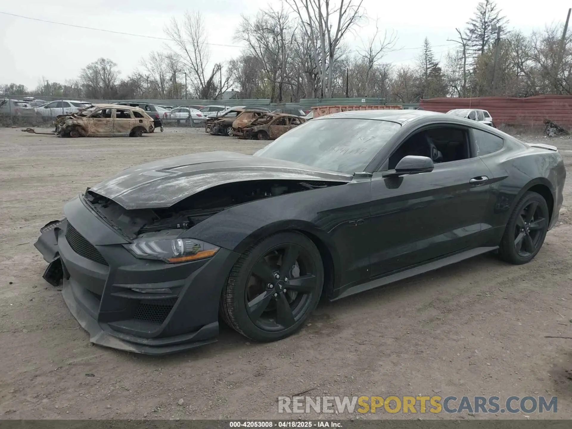 2 Photograph of a damaged car 1FA6P8CF7N5149137 FORD MUSTANG 2022