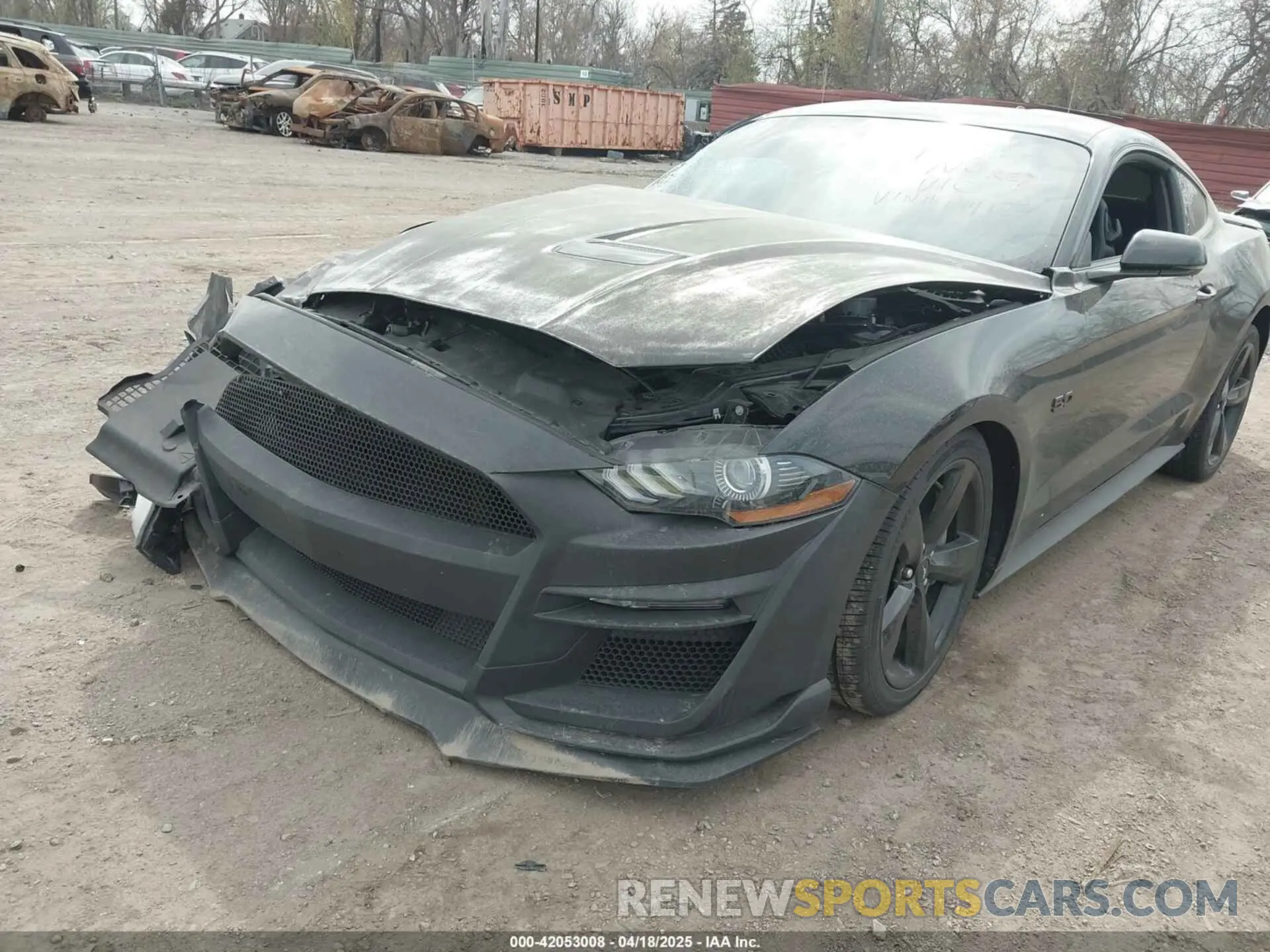 6 Photograph of a damaged car 1FA6P8CF7N5149137 FORD MUSTANG 2022