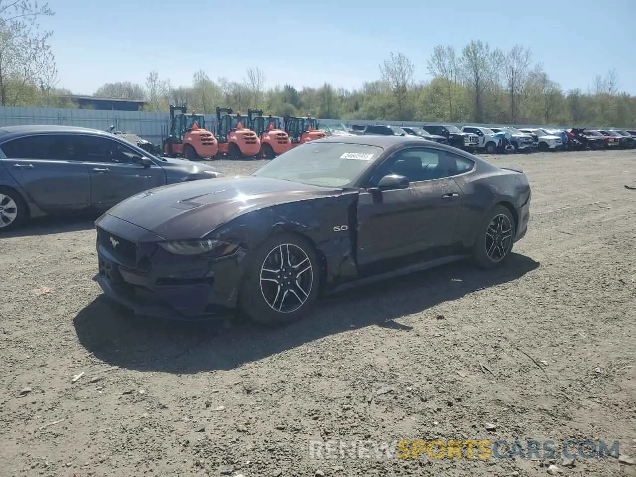 1 Photograph of a damaged car 1FA6P8CF8N5137837 FORD MUSTANG 2022
